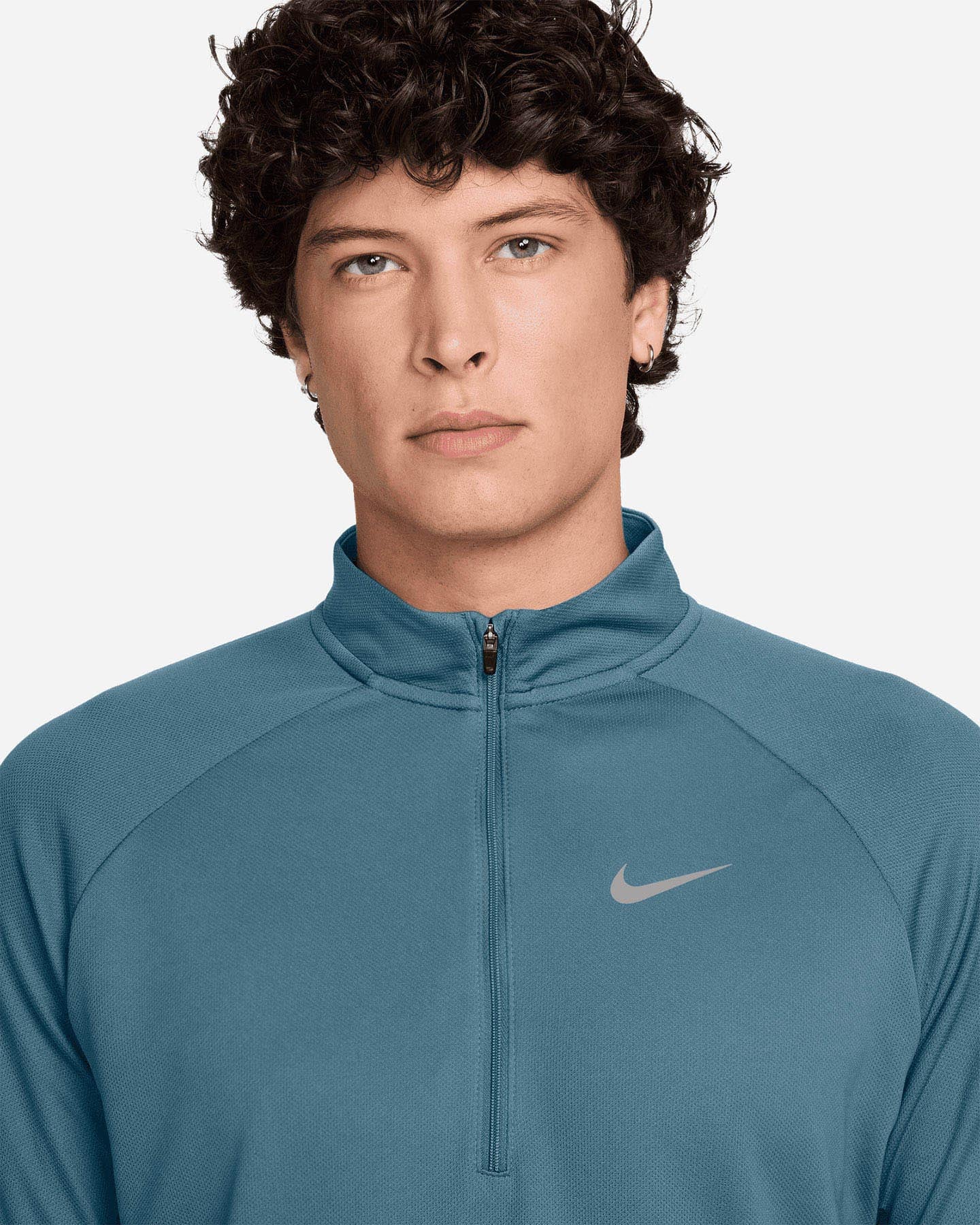Maglia running NIKE MILER LS M - Blu - 2 | Cisalfa Sport