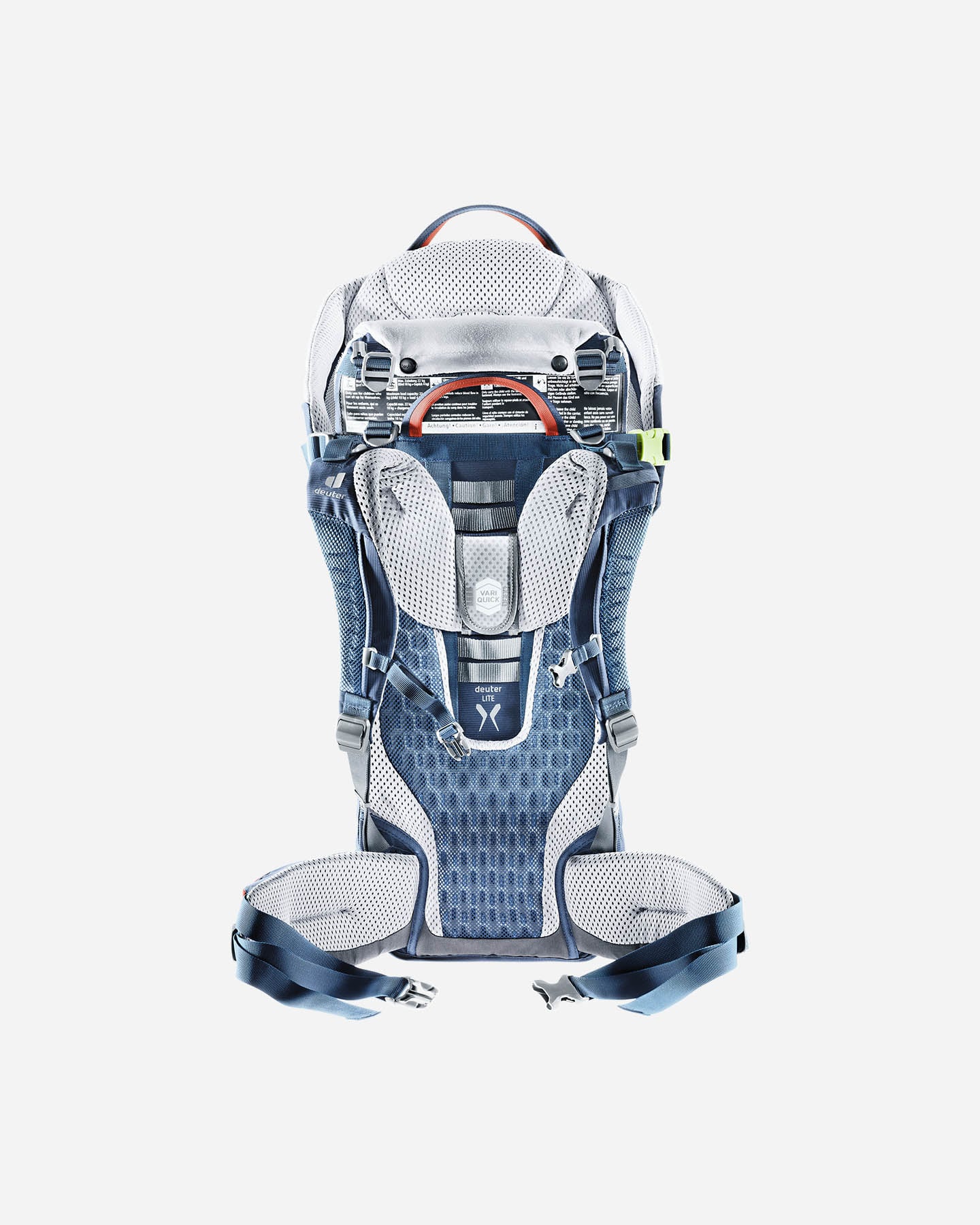 Zaino portabambino DEUTER KID COMFORT ACTIVE COVER RC DELUX  - Blu - 4 | Cisalfa Sport