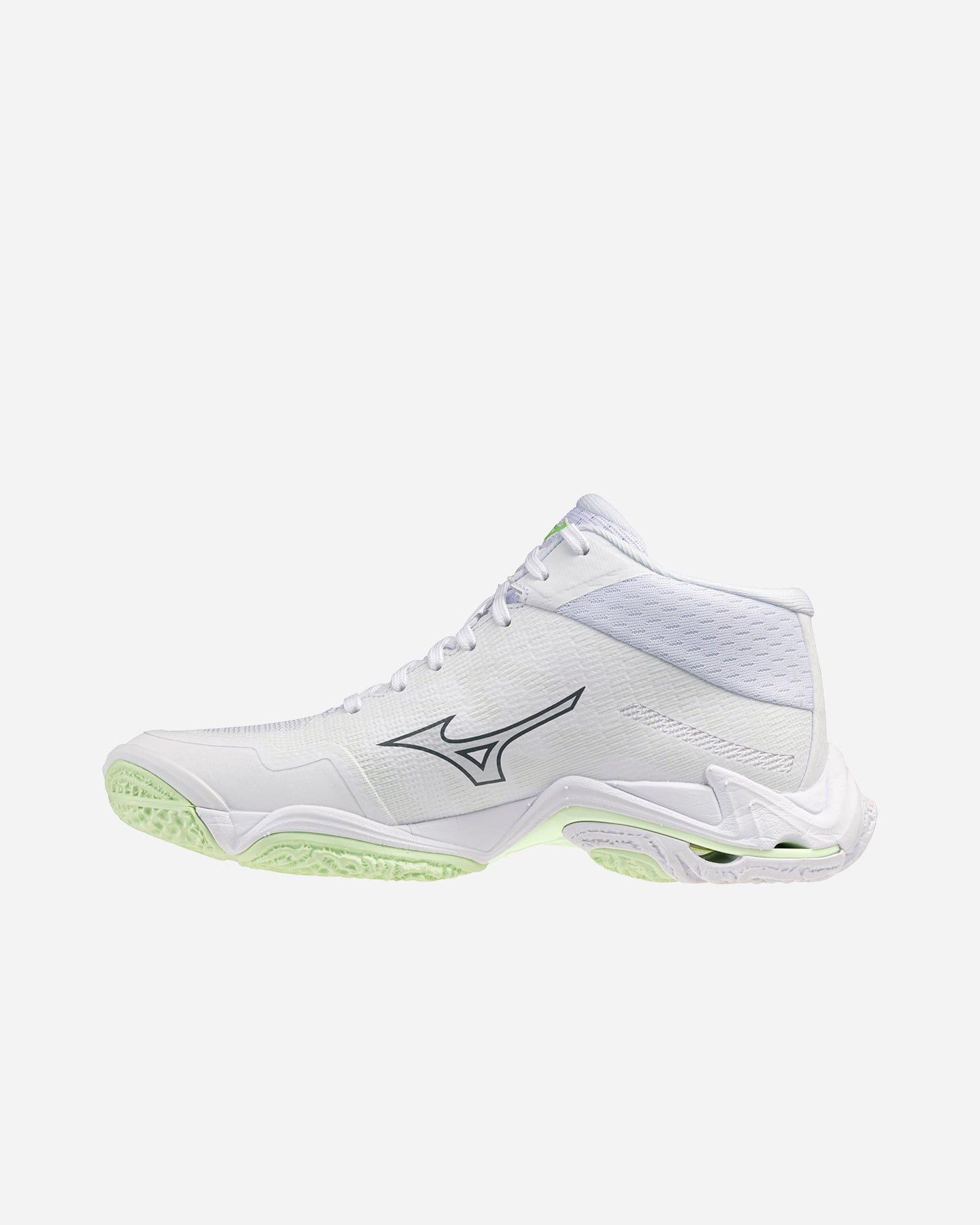 Scarpe volley MIZUNO WAVE LIGHTNING ELITE MID W - Bianco - 4 | Cisalfa Sport