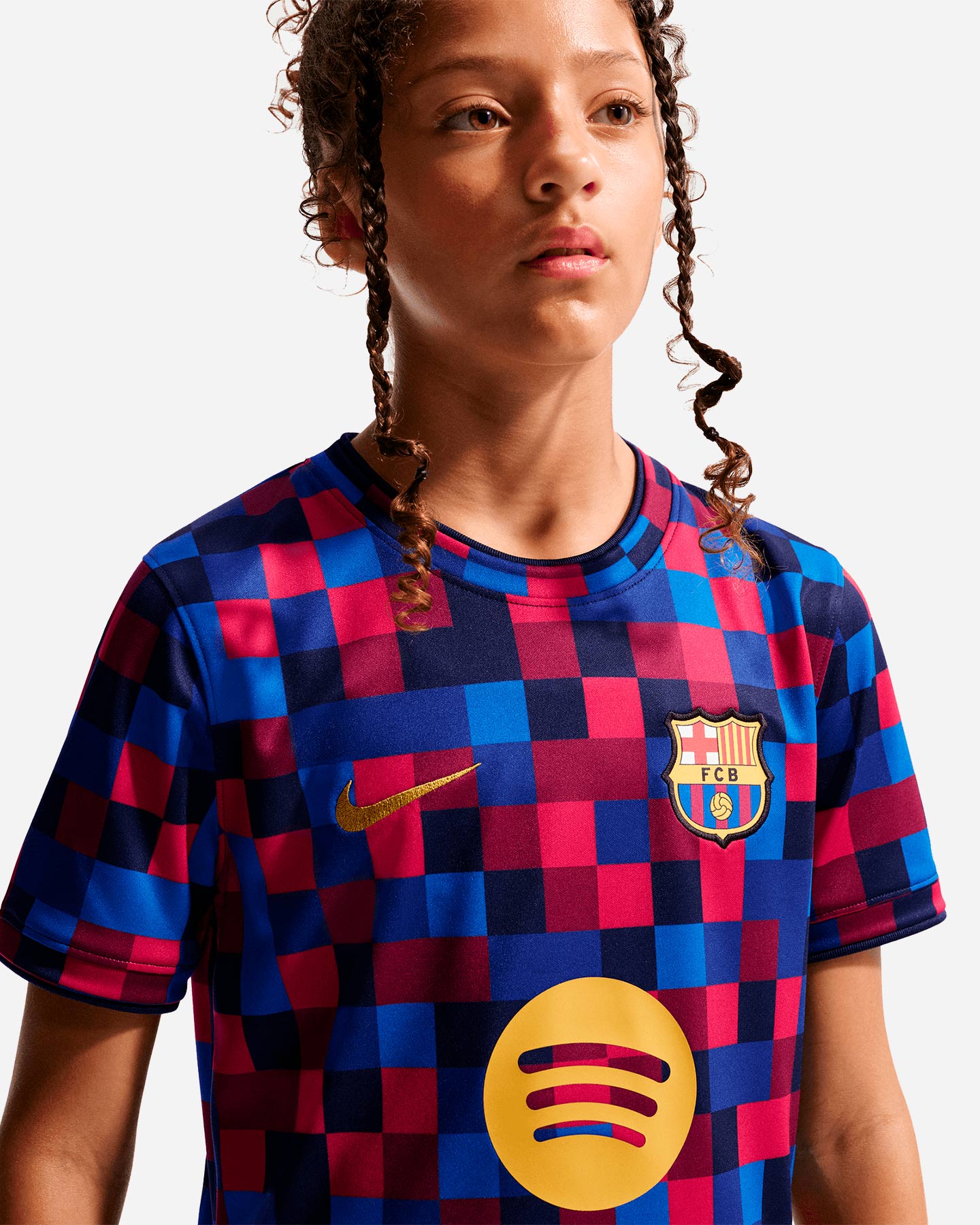 Abbigliamento calcio ufficiale NIKE BARCELLONA 26 PREMATCH JR - Color mix - 4 | Cisalfa Sport