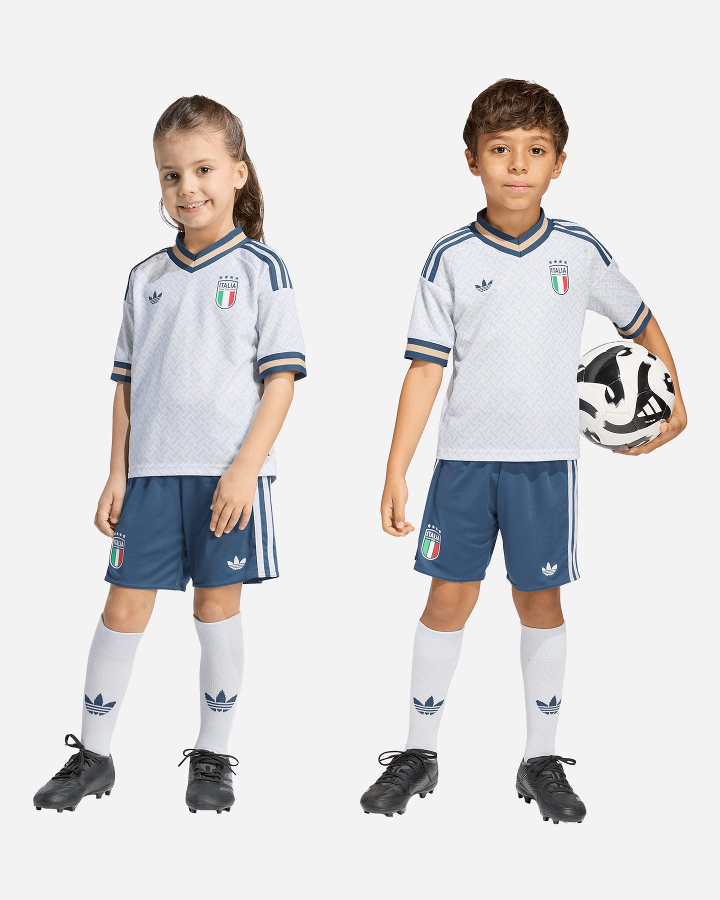 Abbigliamento calcio ufficiale ADIDAS ITALIA 26 AWAY SET JR - Color mix - 2 | Cisalfa Sport