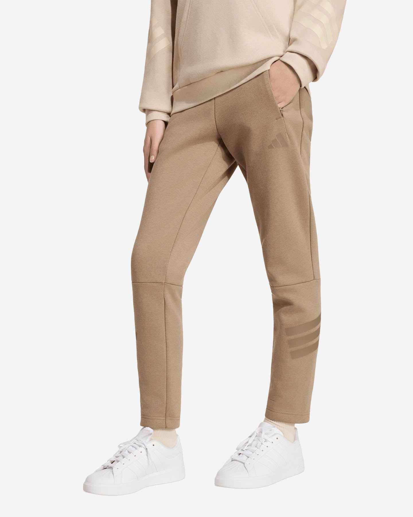 Pantalone ADIDAS FUTURE ICONS JR - Marrone - 1 | Cisalfa Sport