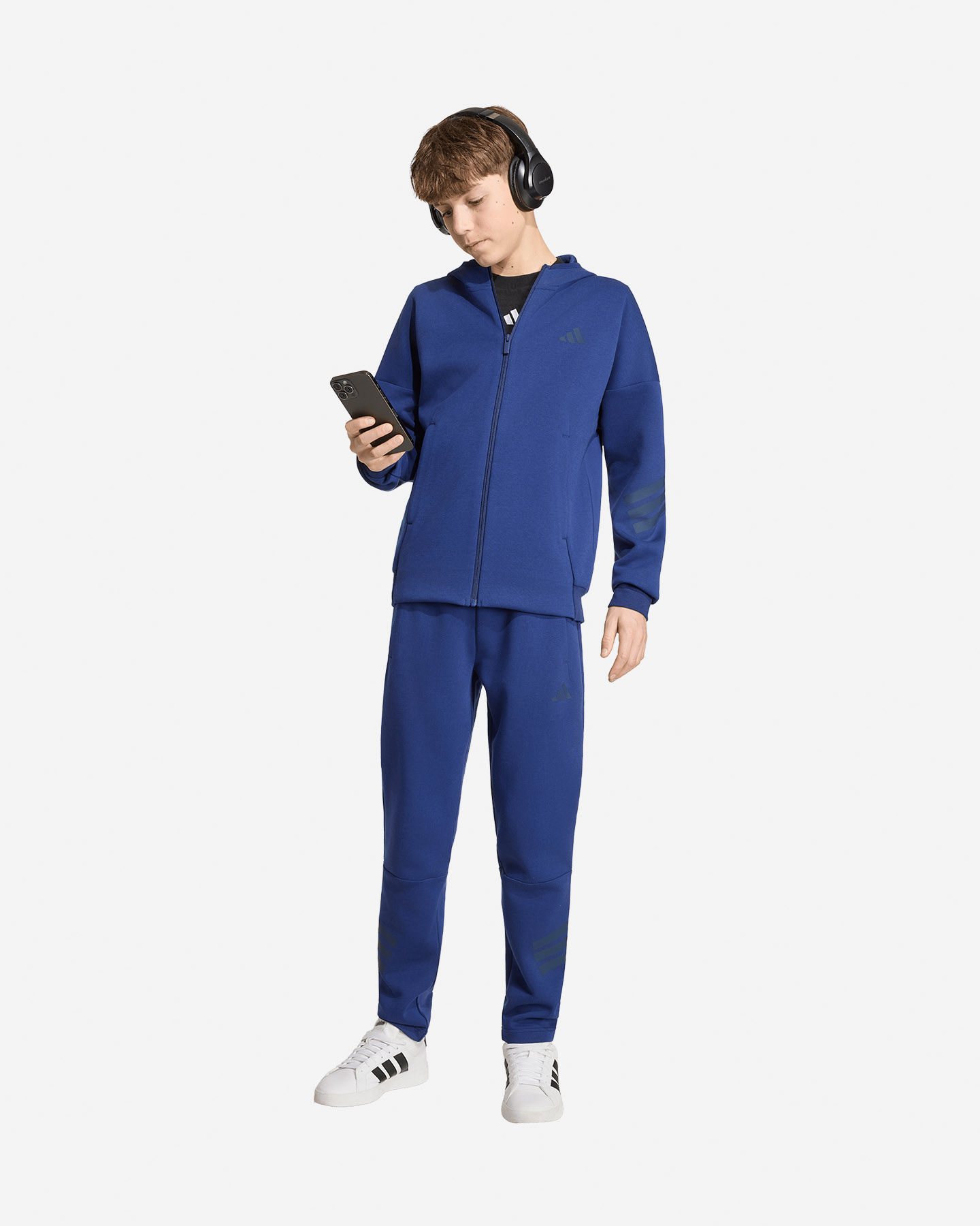 Felpa ADIDAS FUTURE ICONS JR - Blu - 2 | Cisalfa Sport