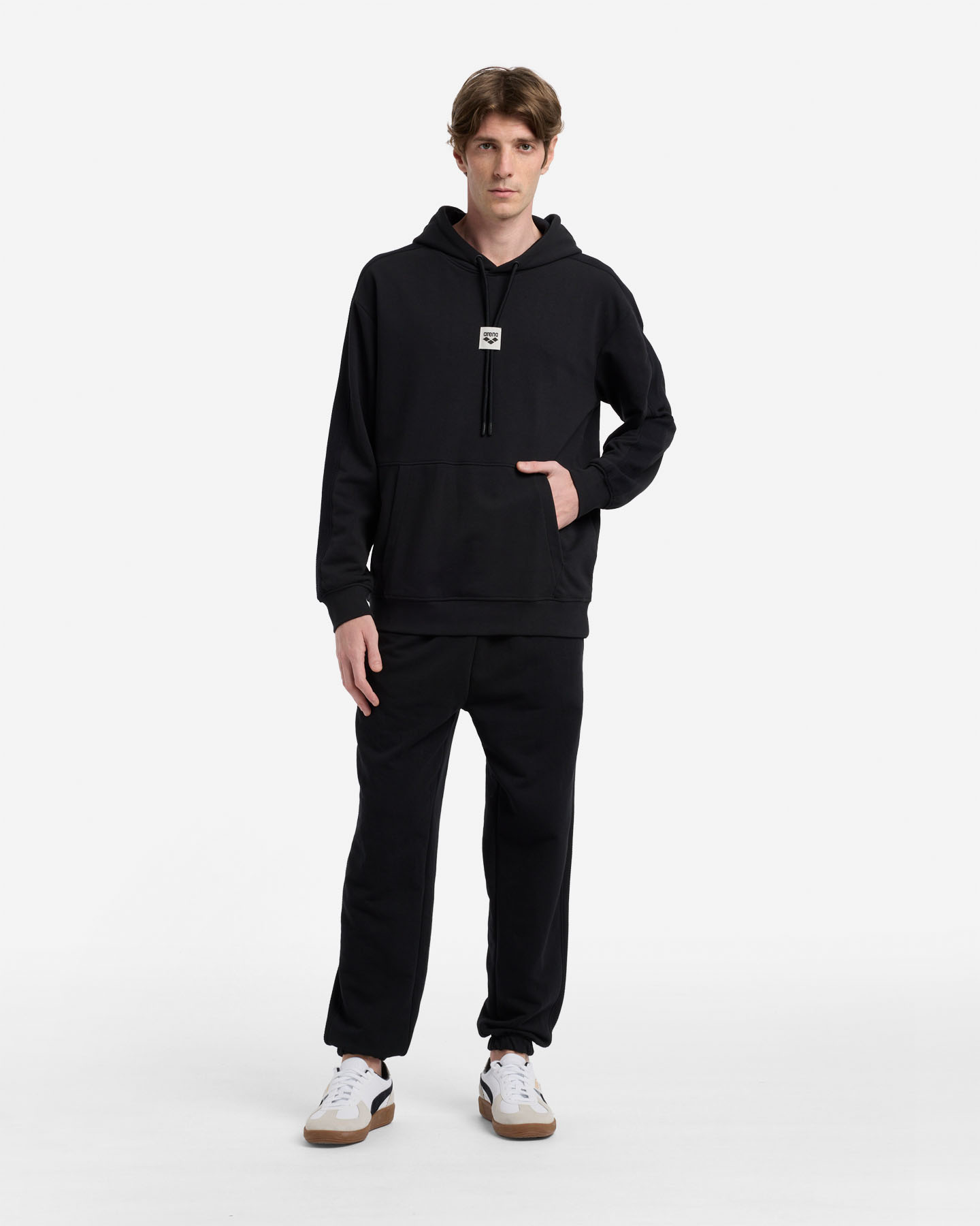 Felpa ARENA ATHLETIC ESSENTIAL M - Nero - 2 | Cisalfa Sport