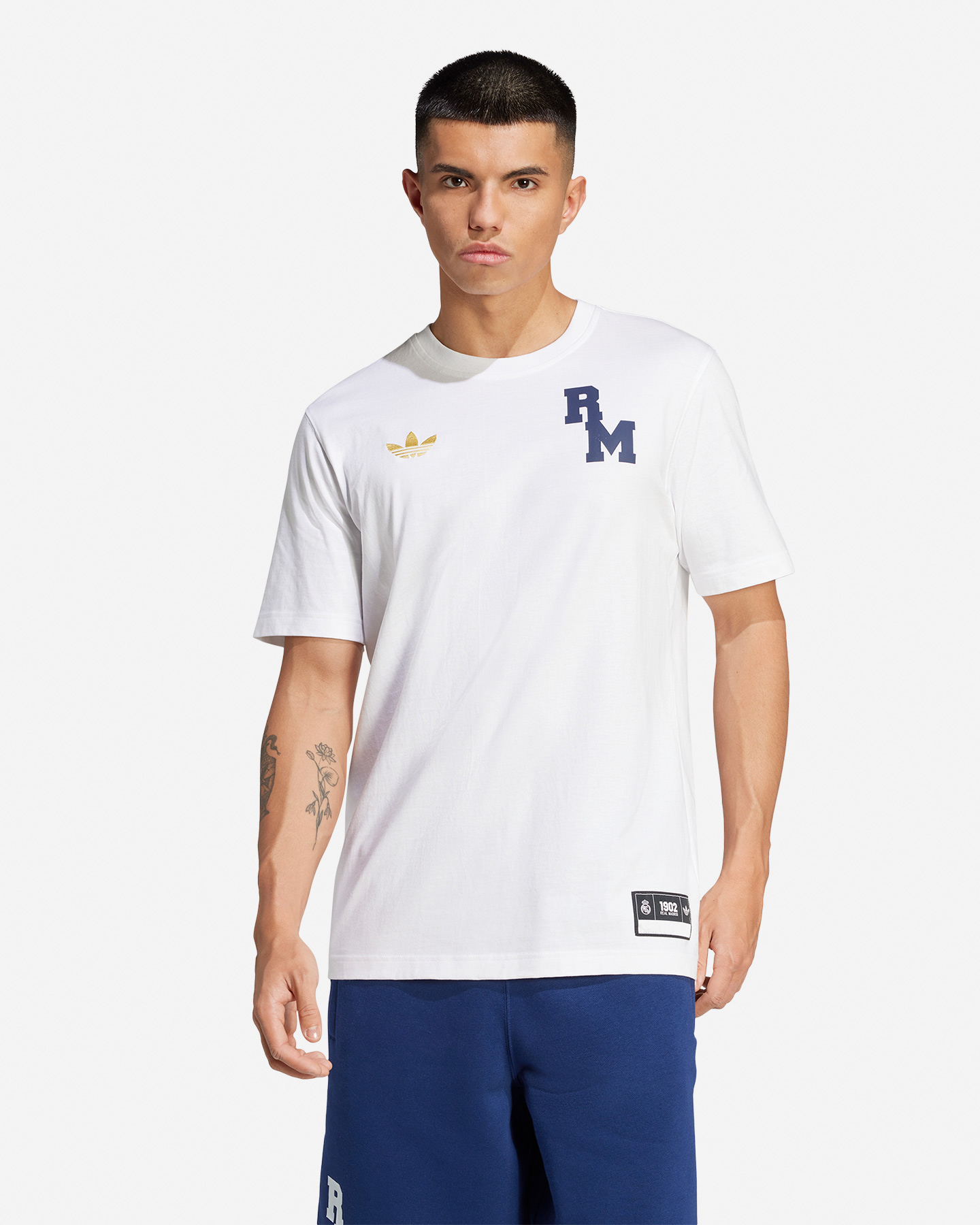 Abbigliamento calcio ufficiale ADIDAS REAL MADRID VRCT OG M - Bianco - 1 | Cisalfa Sport