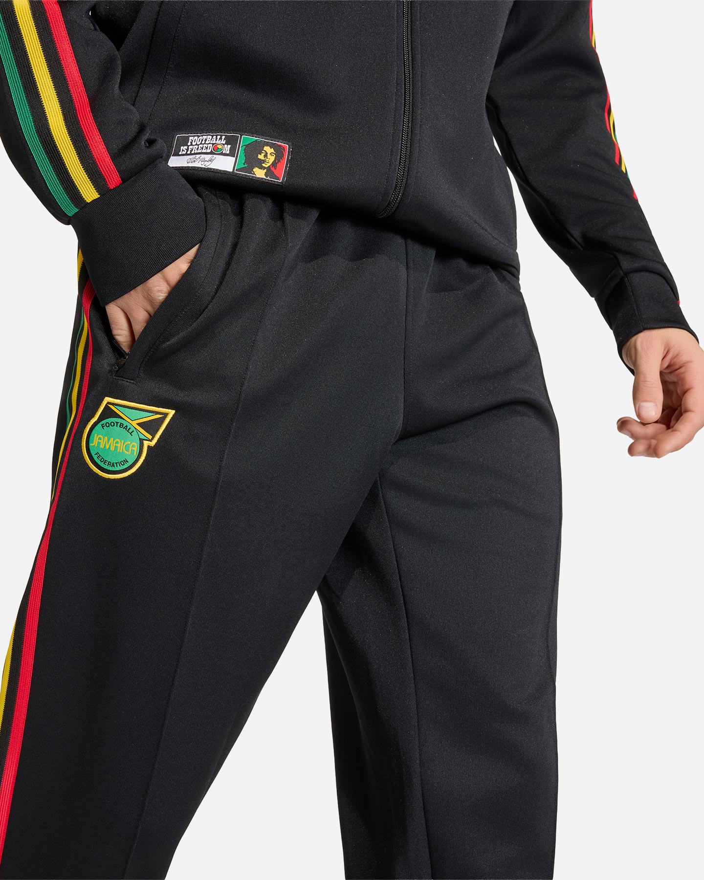 Pantalone ADIDAS JAMAICA ORIGINALS M - Nero - 3 | Cisalfa Sport