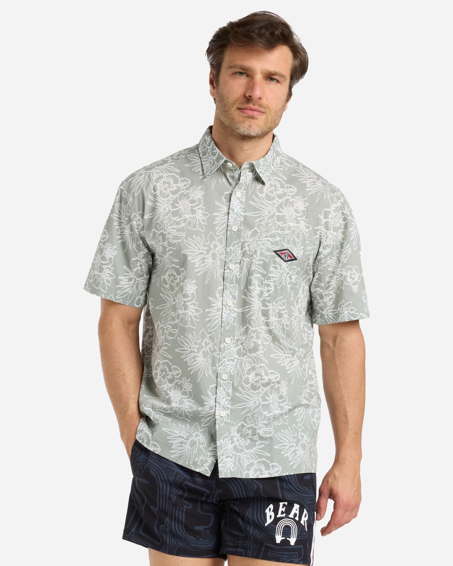 T-shirt BEAR WAVES AFTER WAVES M - Verde - 1 | Cisalfa Sport