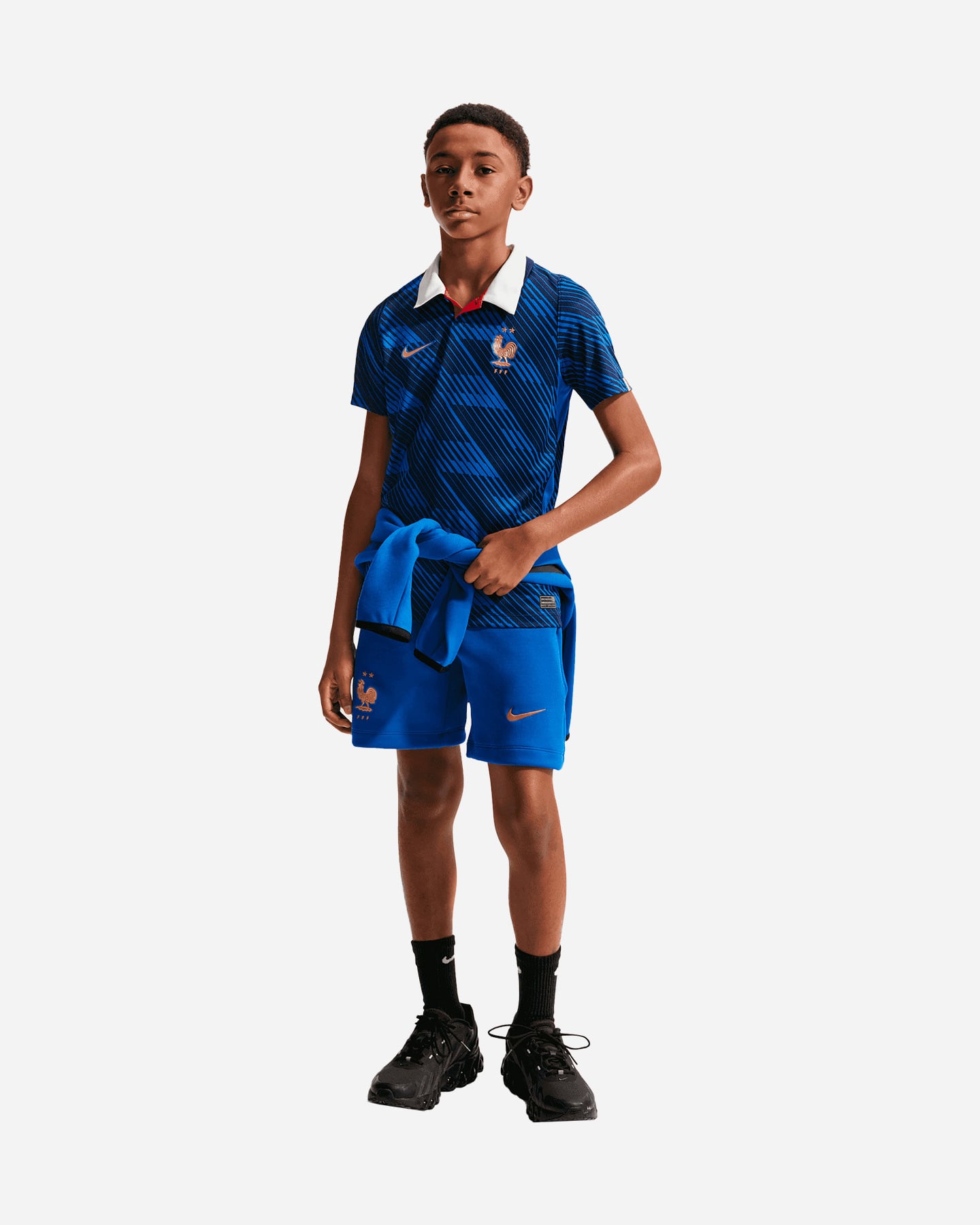 Maglia calcio ufficiale NIKE FRANCIA HOME 26 STADIUM JR - Color mix - 4 | Cisalfa Sport