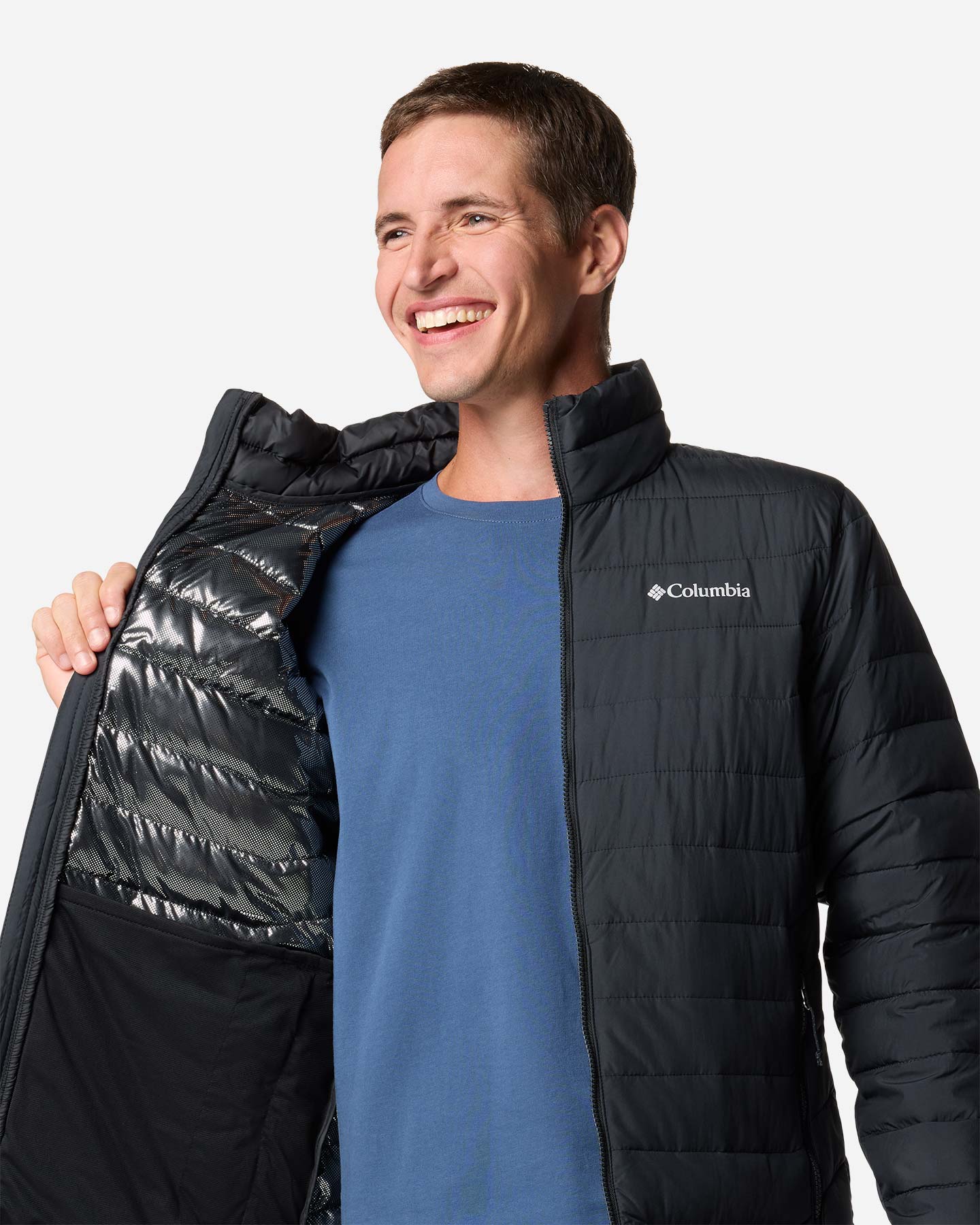 Giubbotto COLUMBIA POWDER LITE M - Nero - 4 | Cisalfa Sport