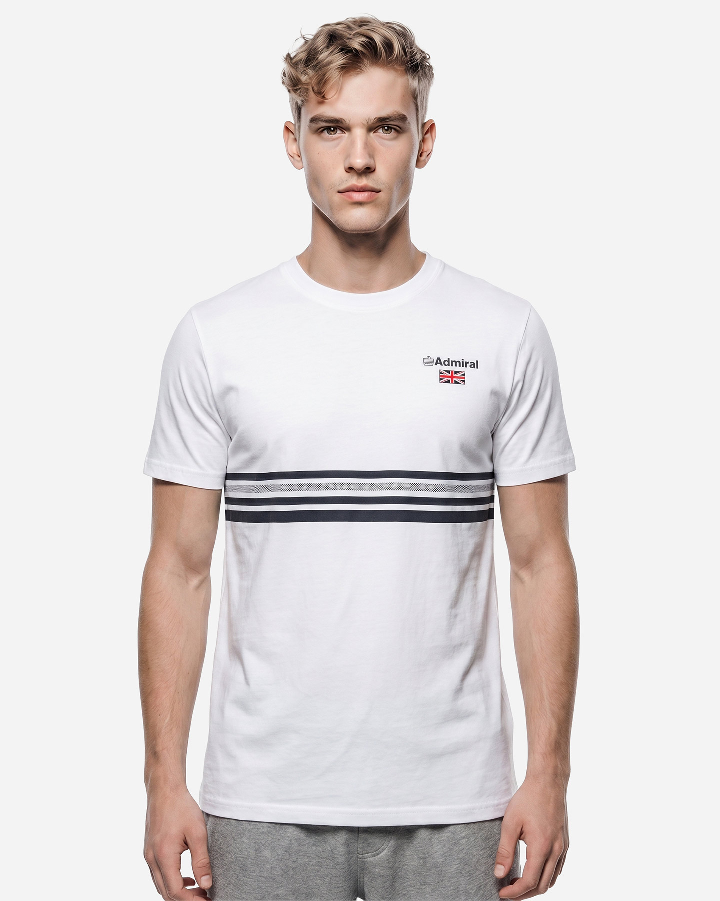 T-shirt ADMIRAL ESSENTIAL COLLEGE M - Bianco - 2 | Cisalfa Sport