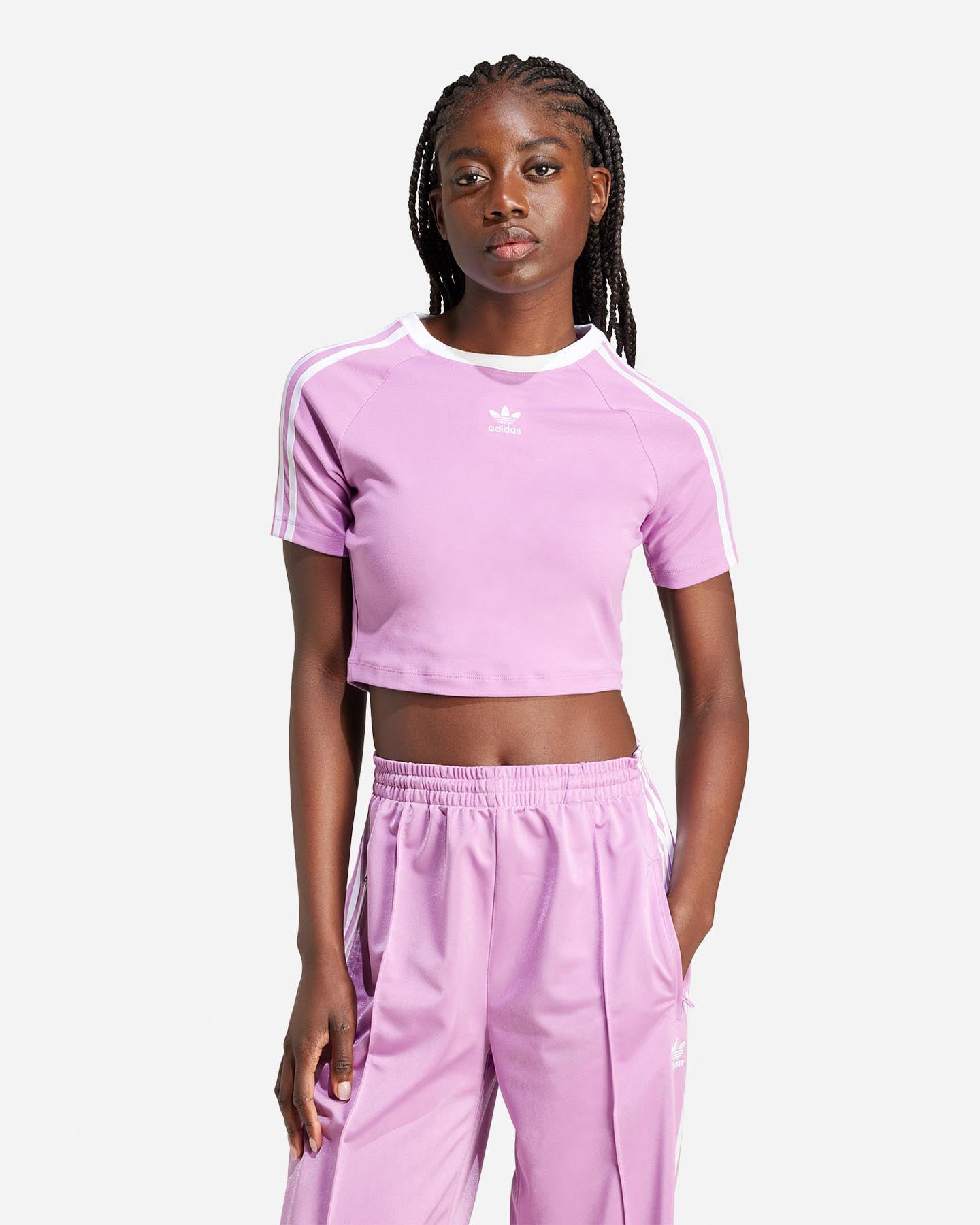 T-shirt ADIDAS ORIGINAL 3STRIPES W - Lilla - 1 | Cisalfa Sport