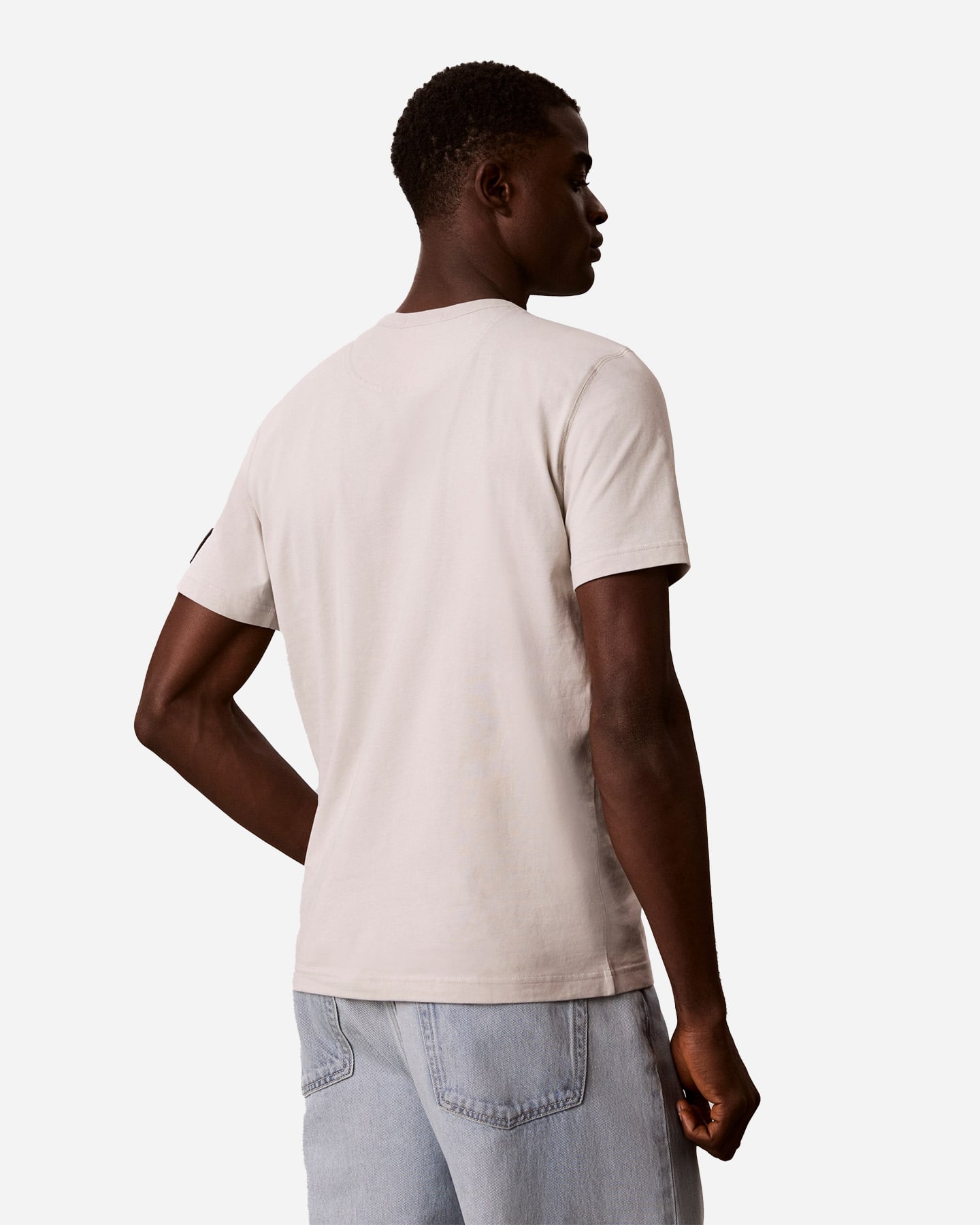 T-shirt CALVIN KLEIN JEANS BADGE M - Grigio - 2 | Cisalfa Sport