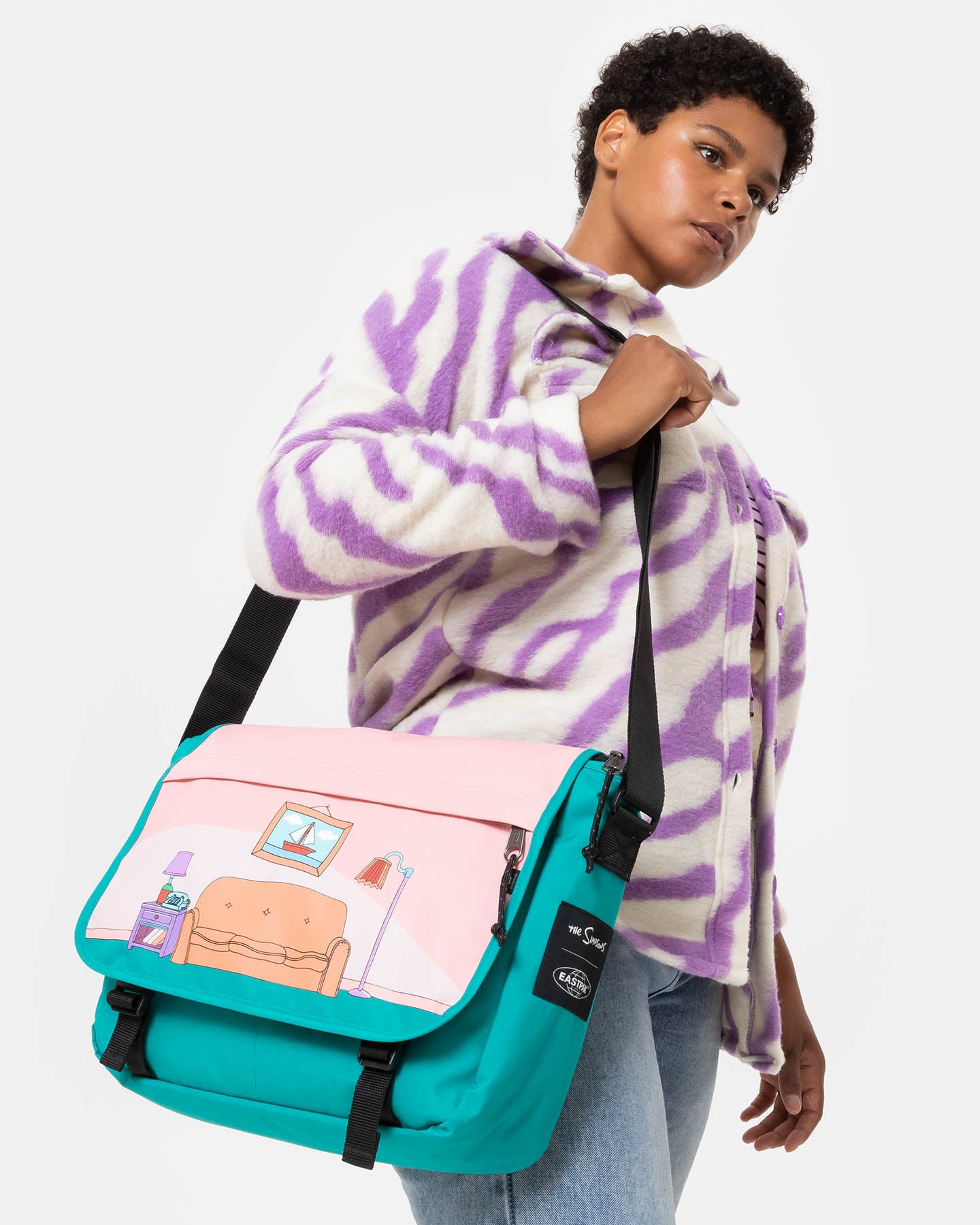 Tracolla EASTPAK DELEGATE+ THE SIMPSONS SOFA  - Color mix - 1 | Cisalfa Sport