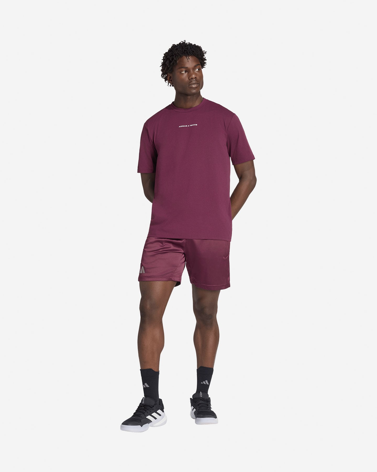 Pantaloncini tennis ADIDAS ERGO PRO M - Marrone - 2 | Cisalfa Sport