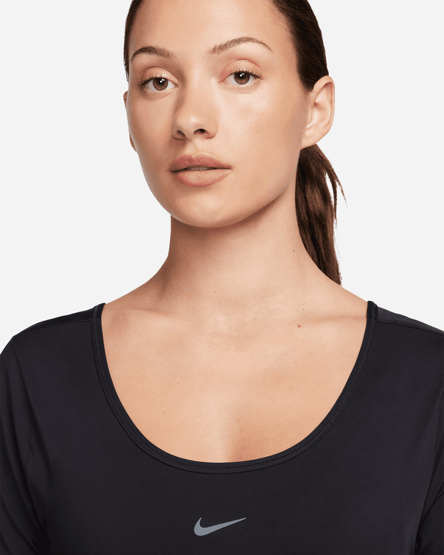 T-shirt training NIKE CROP INSERT RETRO W - Nero - 3 | Cisalfa Sport