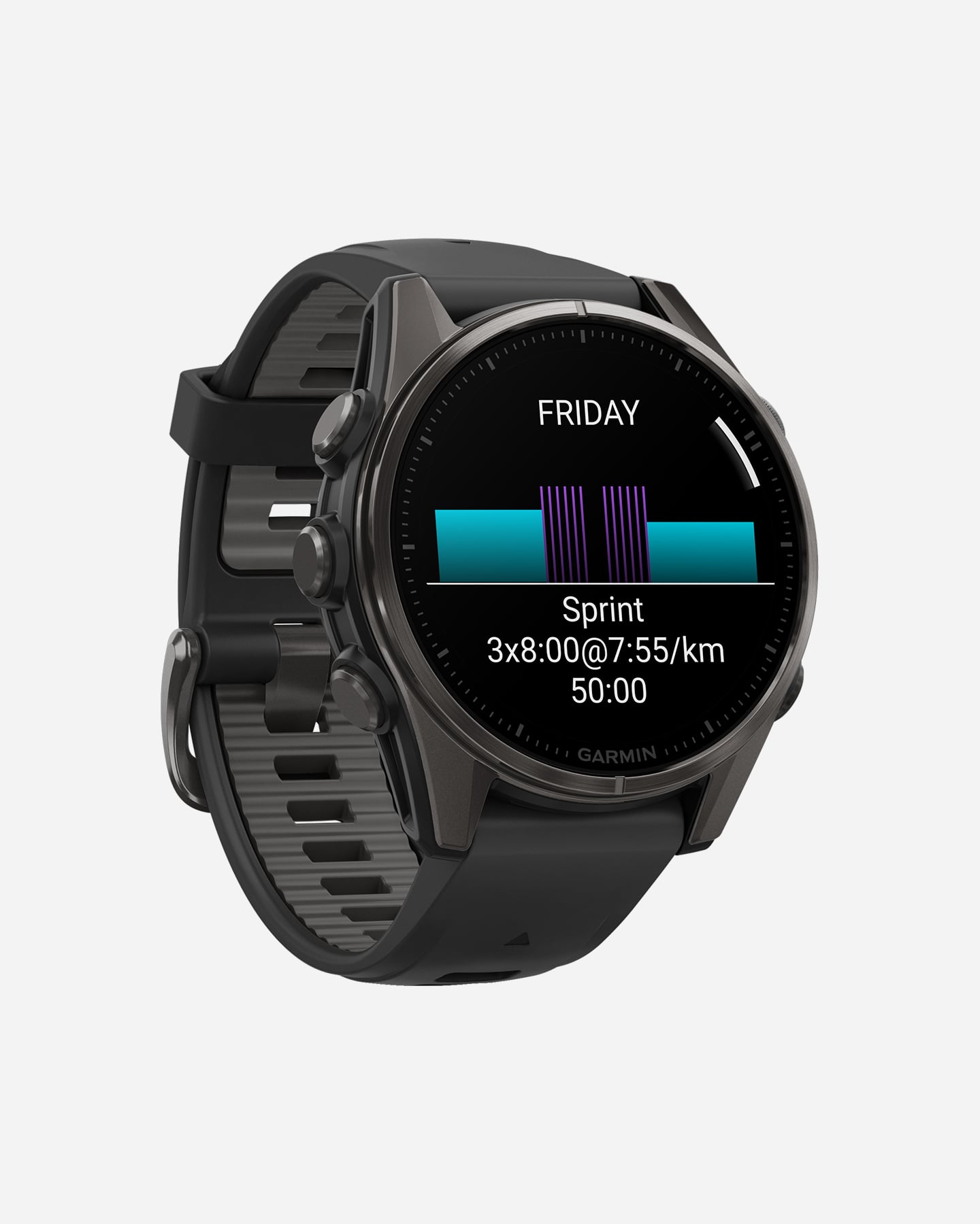 Orologio multifunzione GARMIN FENIX 8 AMOLED 43MM SAPPHIRE  - Grigio - 3 | Cisalfa Sport