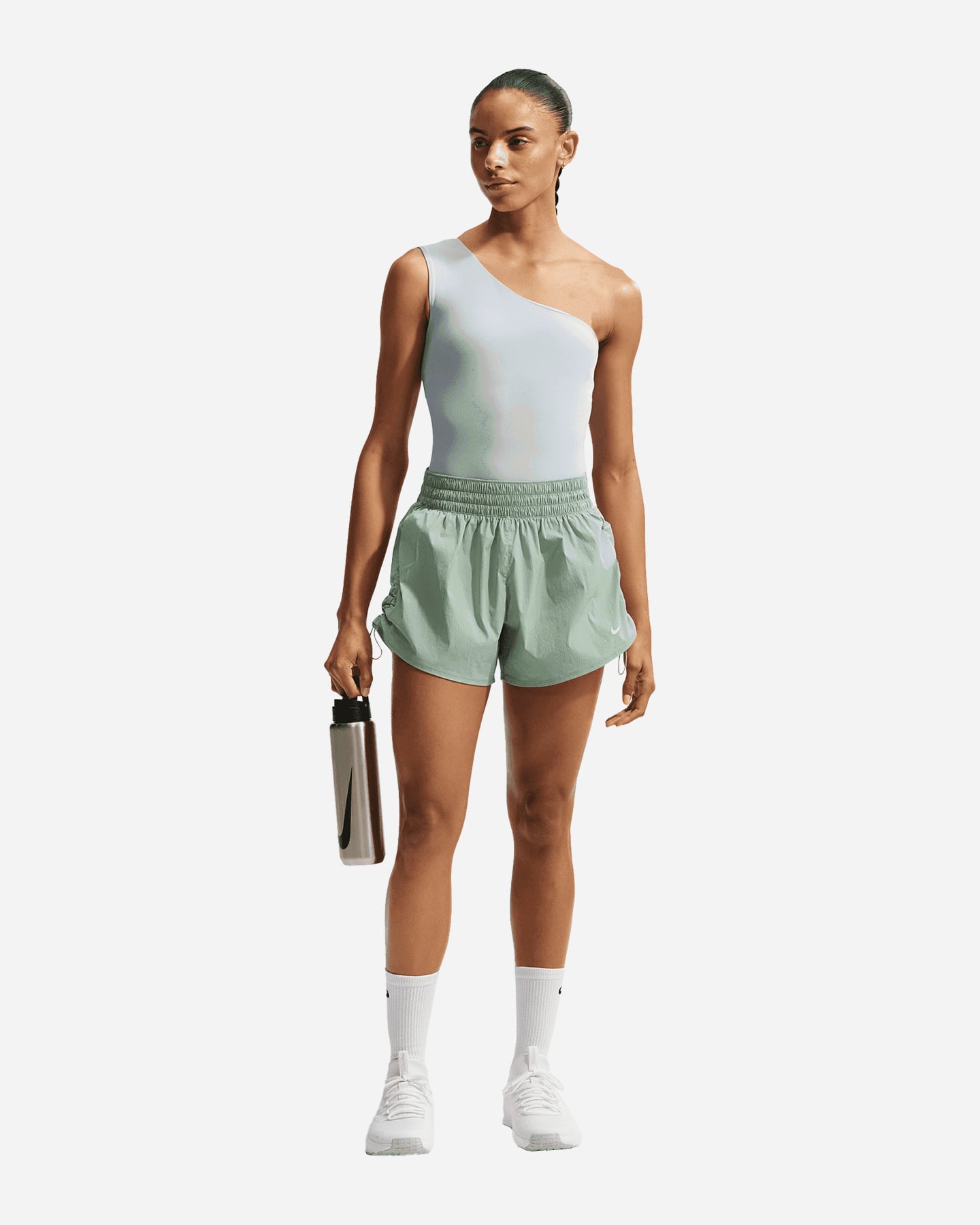 Short training NIKE DRI FIT ONE 5IN W - Verde - 1 | Cisalfa Sport
