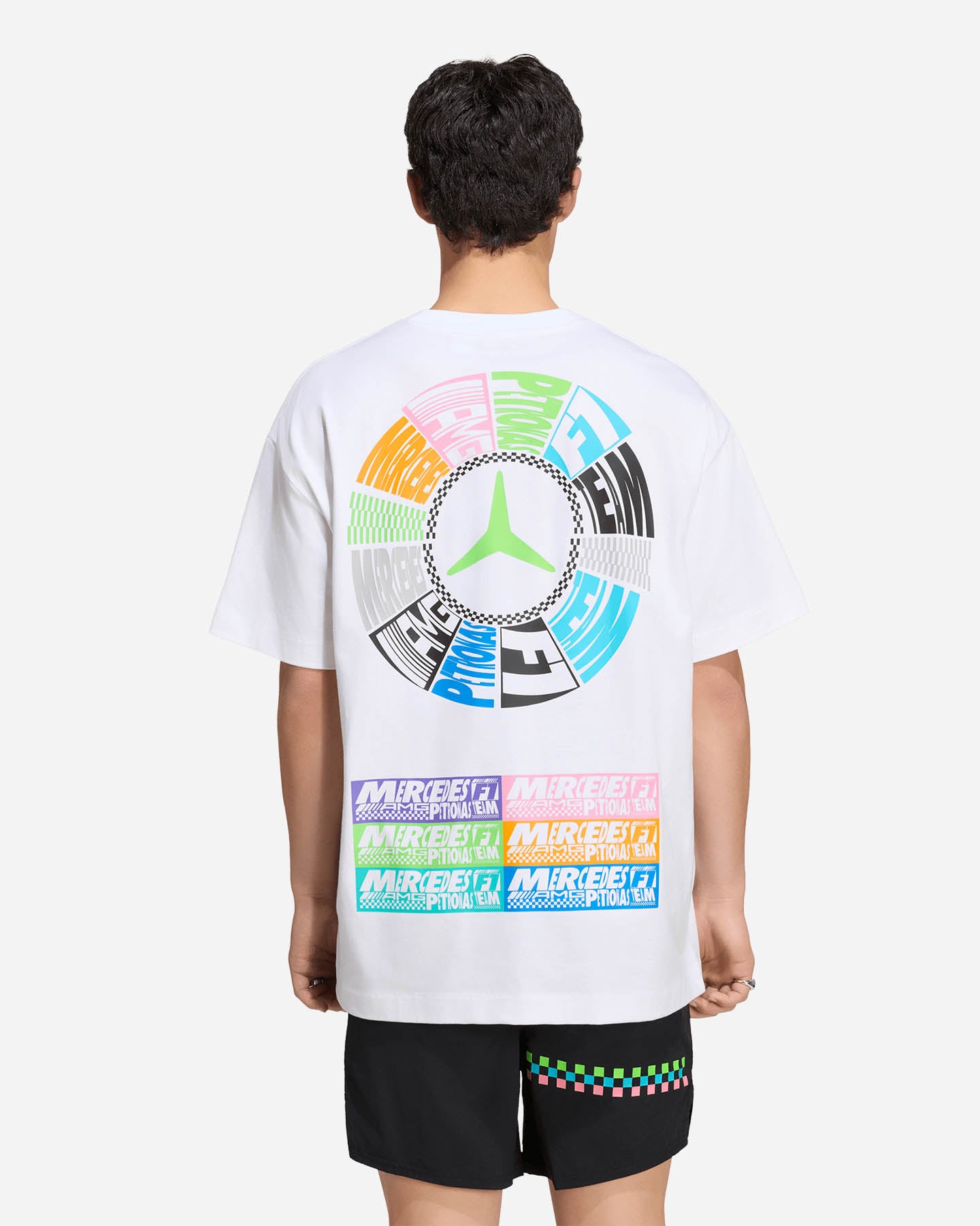 T-shirt ADIDAS MERCEDES - AMG PETRONAS FORMULA 1 TEAM LIGHTS ON M - Bianco - 3 | Cisalfa Sport