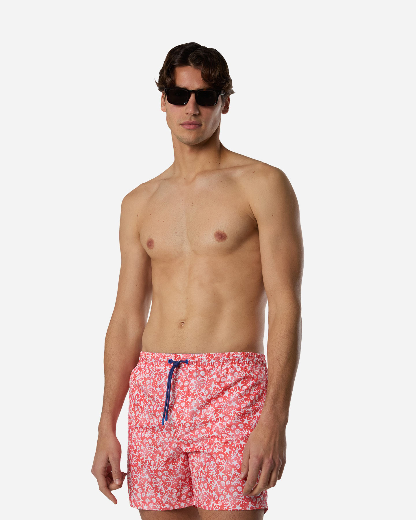 Boxer mare NORTH SAILS STRIPED PALMS M - Rosso - 1 | Cisalfa Sport