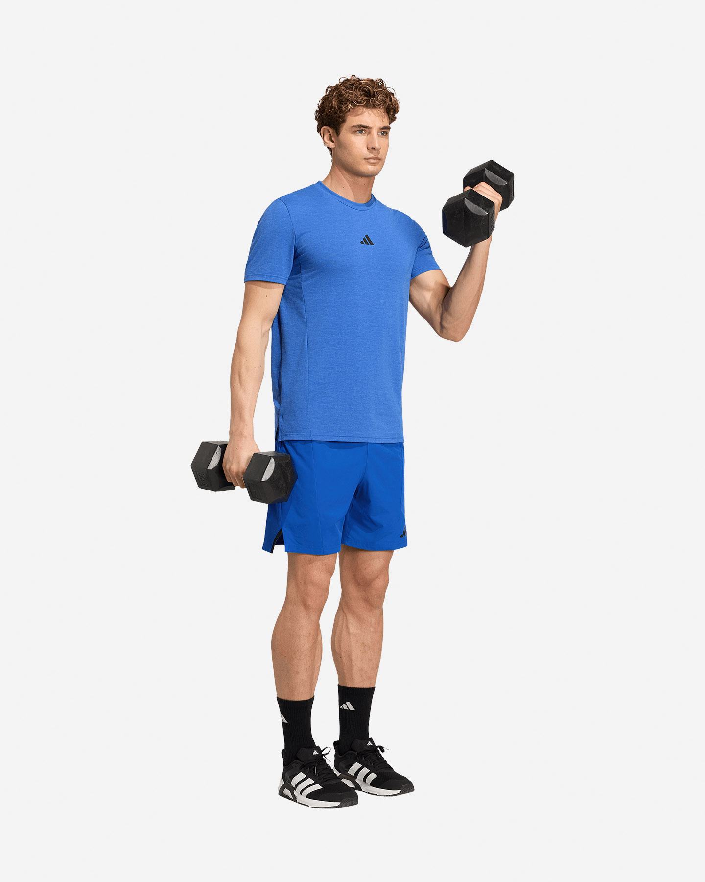 T-shirt training ADIDAS D4T WORKOUT M - Blu - 2 | Cisalfa Sport