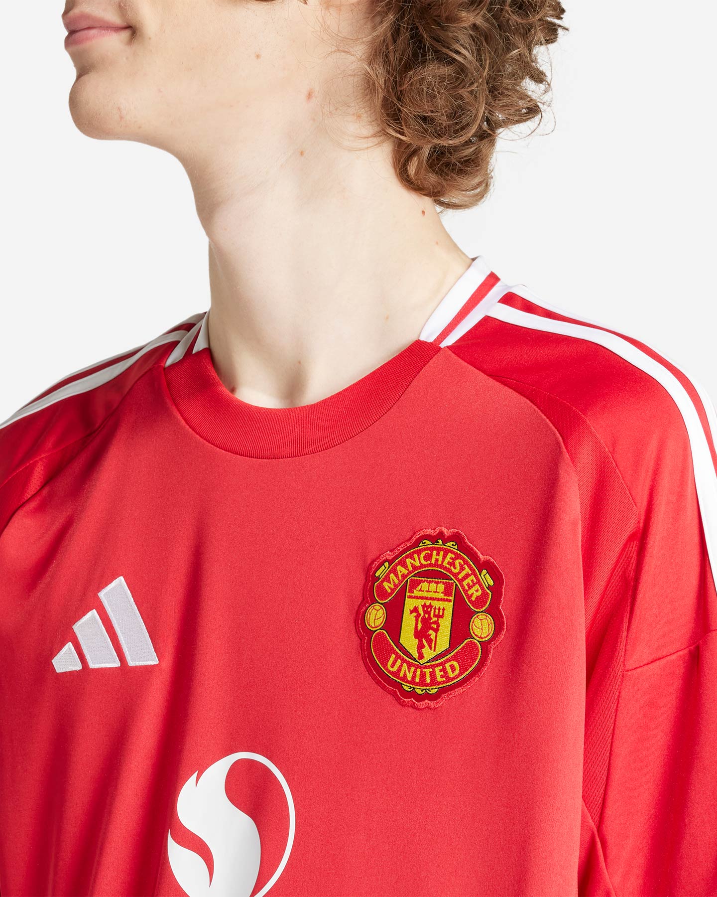 Maglia calcio ufficiale ADIDAS MANCHESTER UNITED HOME 24-25 M - Color mix - 4 | Cisalfa Sport