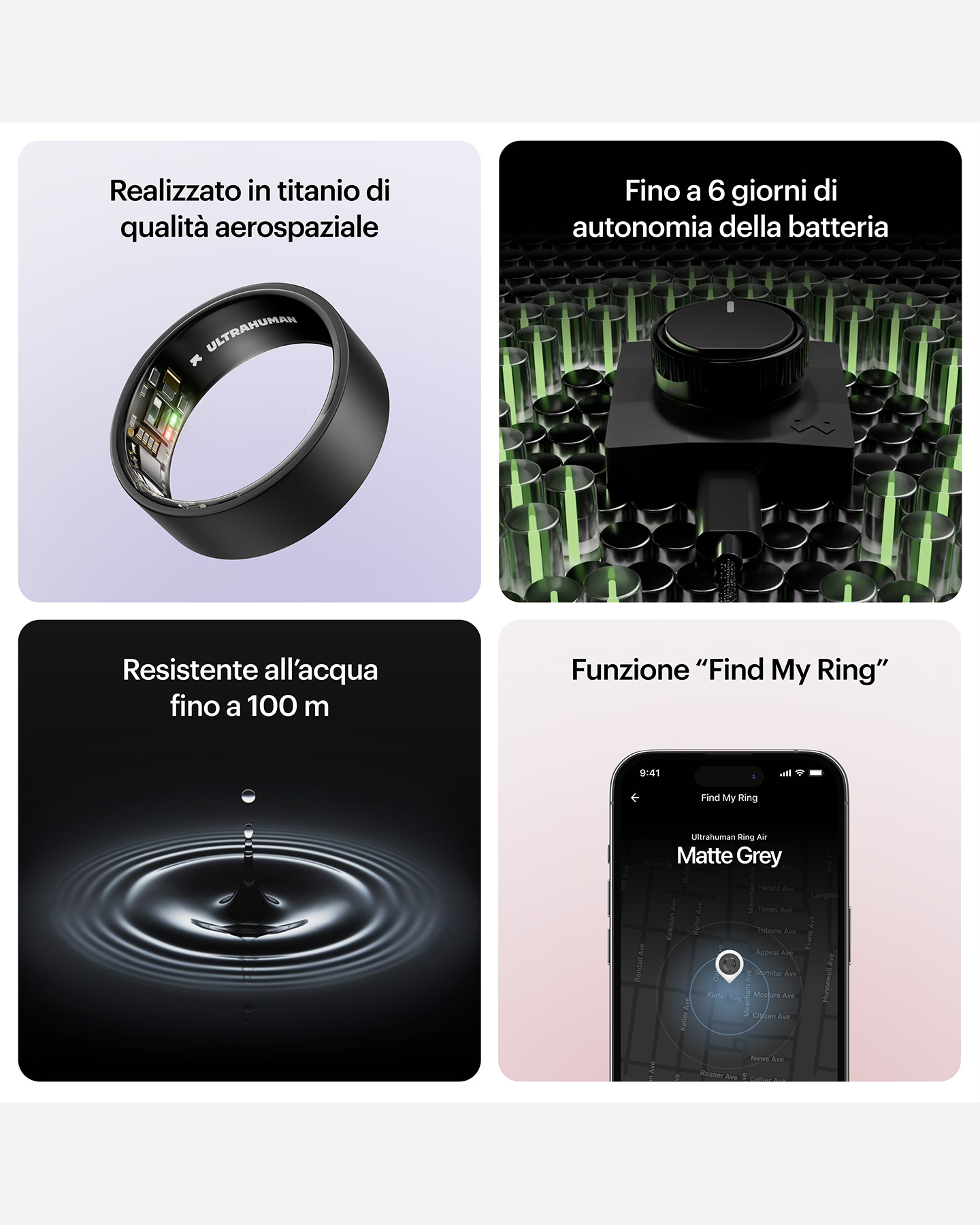 Fitness tracker ULTRAHUMAN AIR  - Nero - 4 | Cisalfa Sport