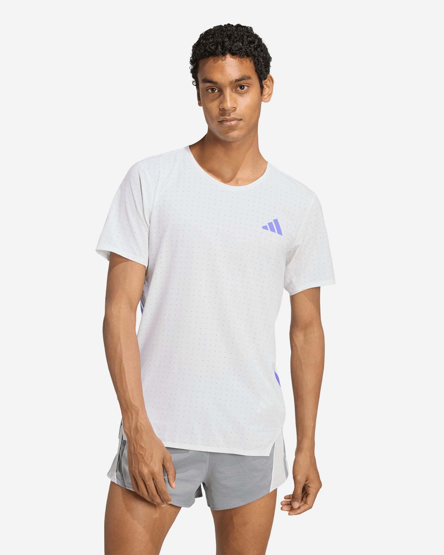 T-shirt running ADIDAS ADIZERO M - Bianco - 1 | Cisalfa Sport