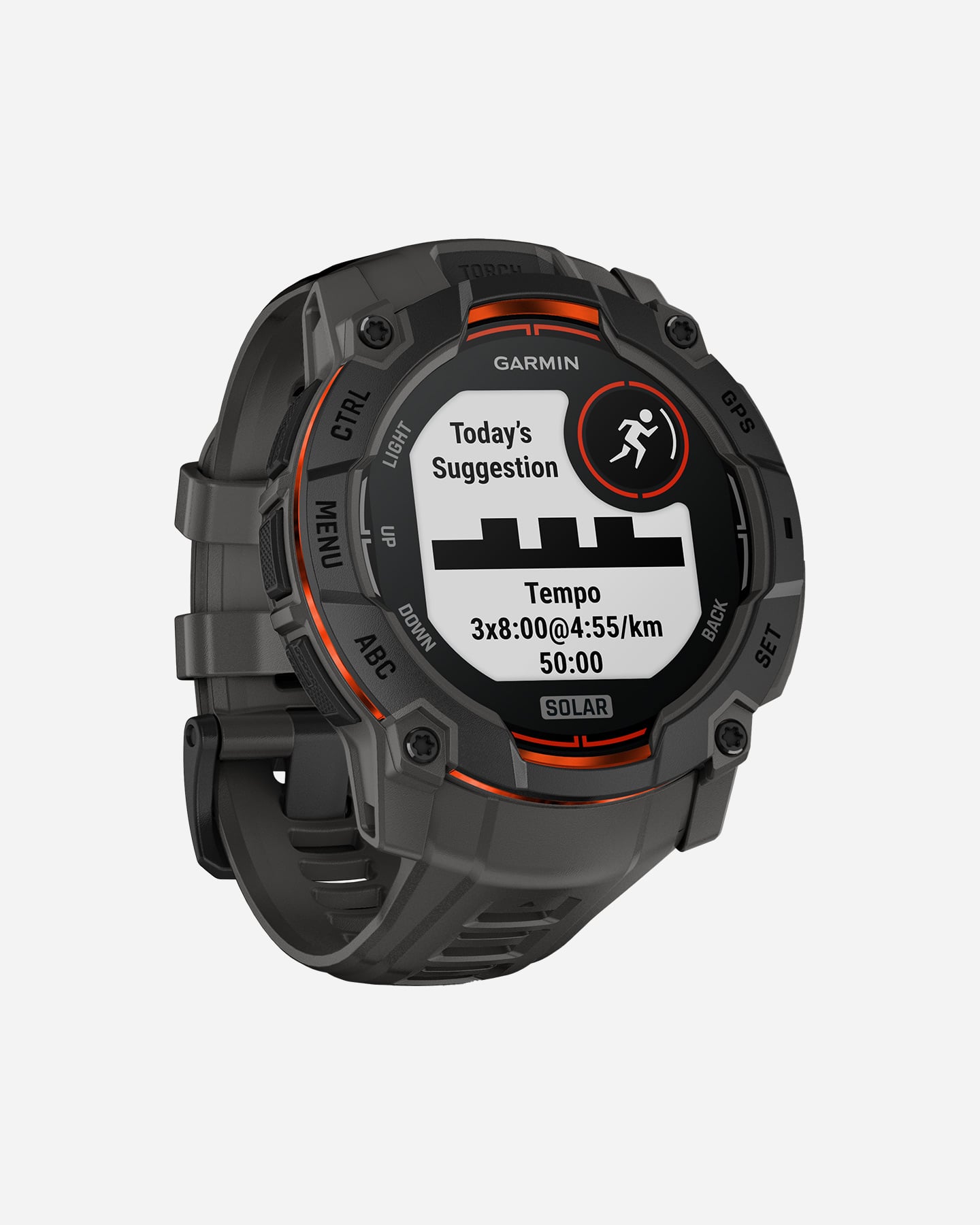 Orologio multifunzione GARMIN INSTINCT 3 50MM SOLAR  - Nero - 1 | Cisalfa Sport