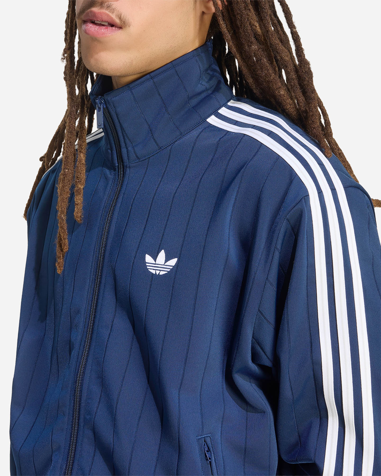 Felpa ADIDAS FIREBIRD DROP NEEDLE M - Blu - 4 | Cisalfa Sport