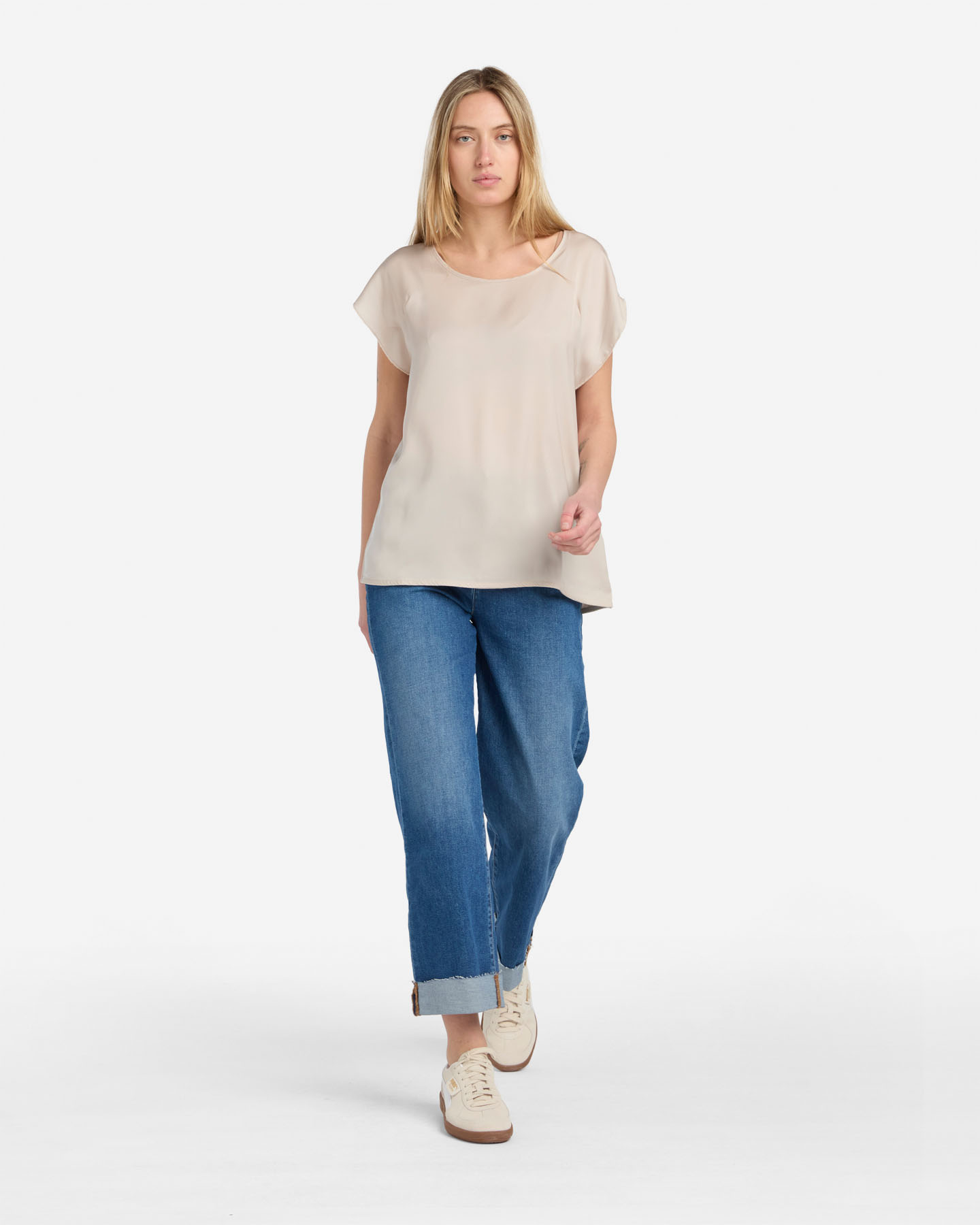 T-shirt DACK'S ESSENTIAL W - Beige - 2 | Cisalfa Sport
