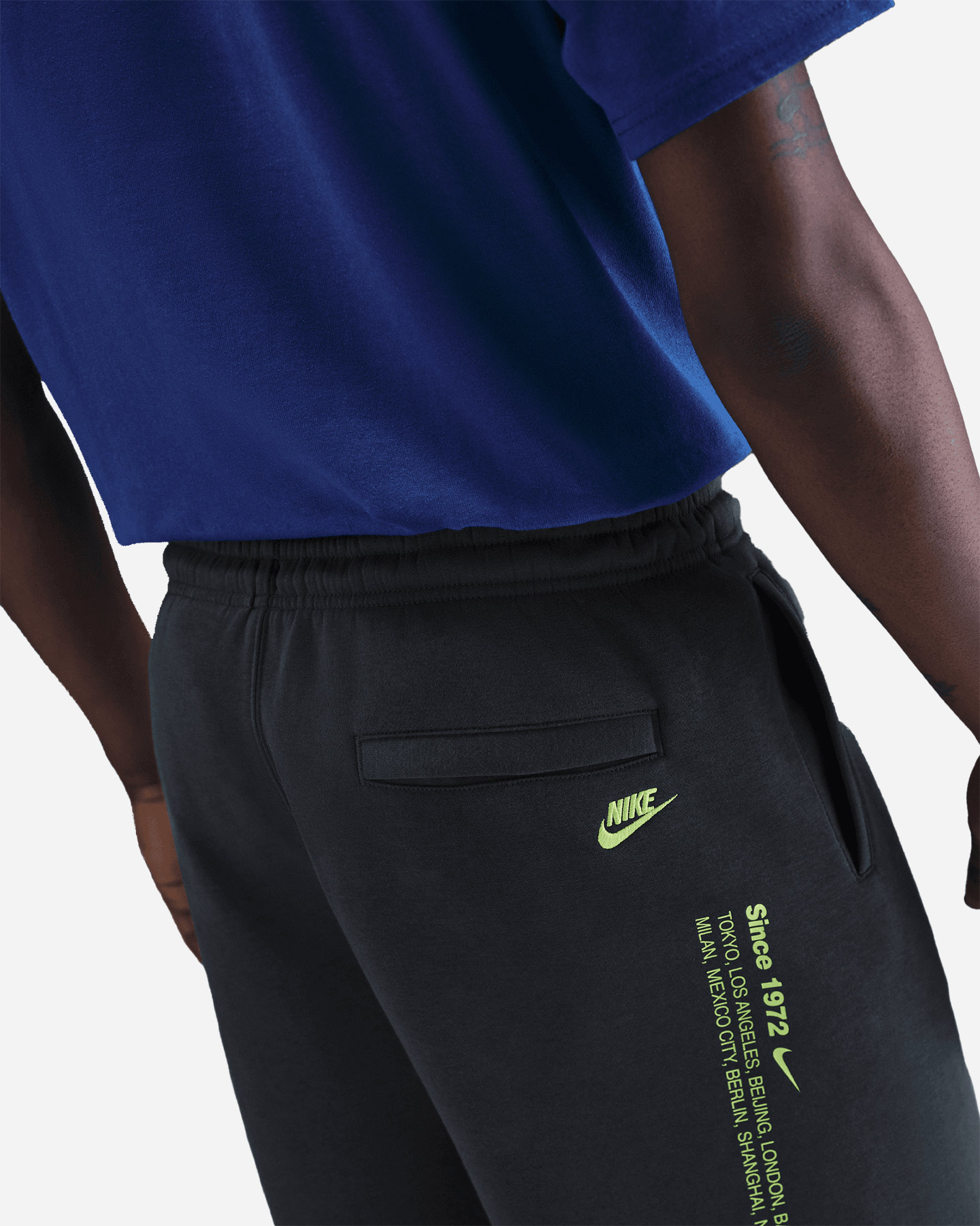 Pantaloncini NIKE FL CLUB SWOOSH SPORT M - Antracite - 4 | Cisalfa Sport