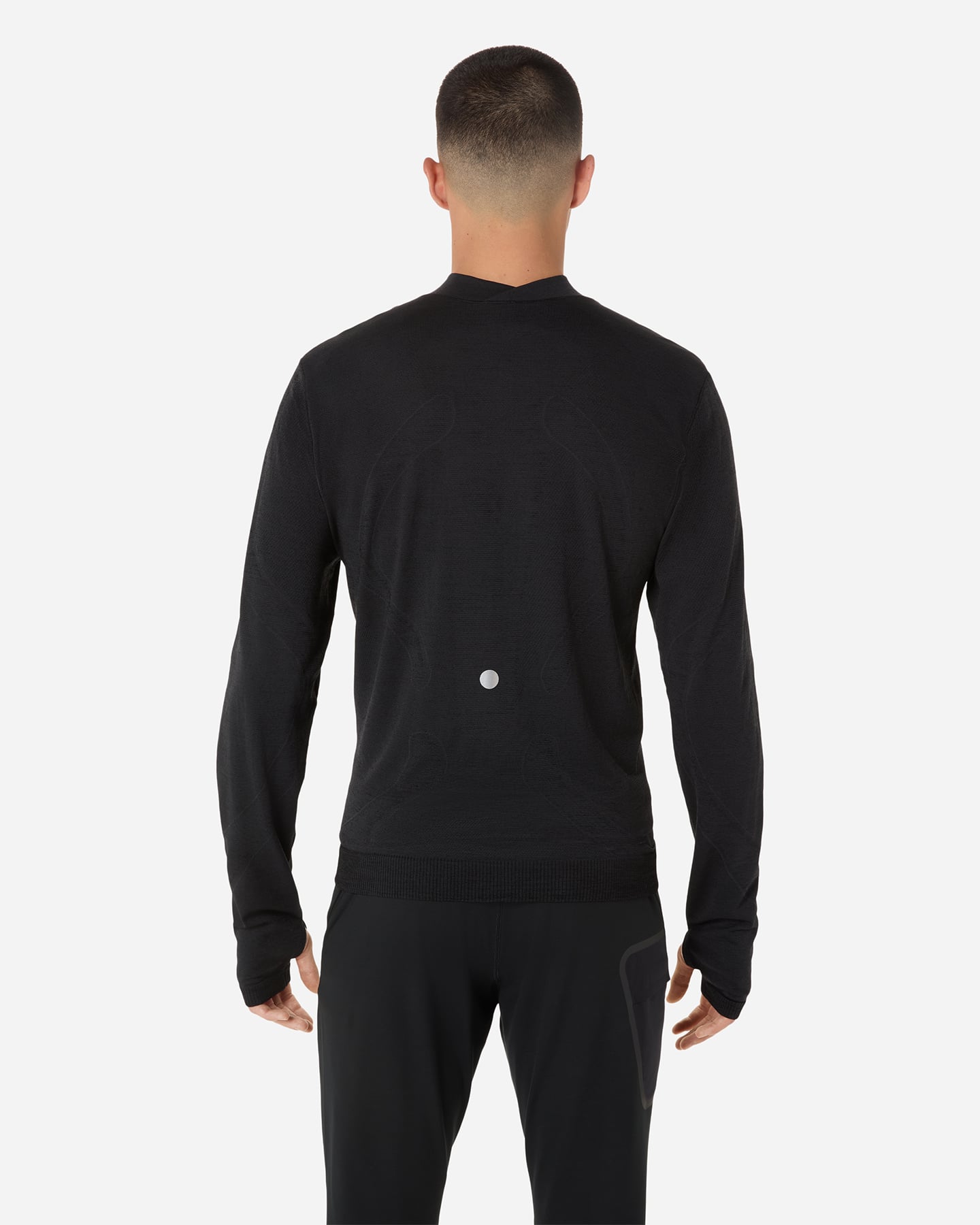 Maglia running ASICS ROAD M - Nero - 2 | Cisalfa Sport