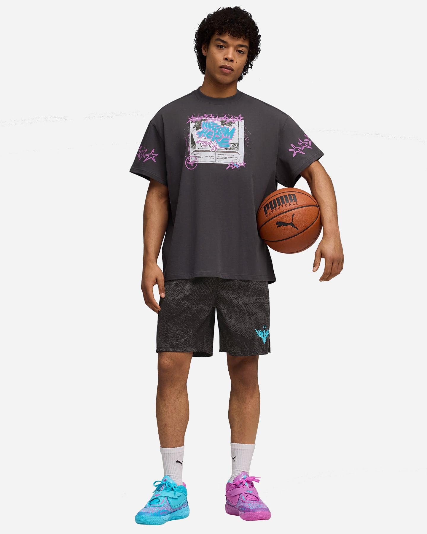 Maglia basket PUMA MELO X HIVE II M - Grigio - 4 | Cisalfa Sport