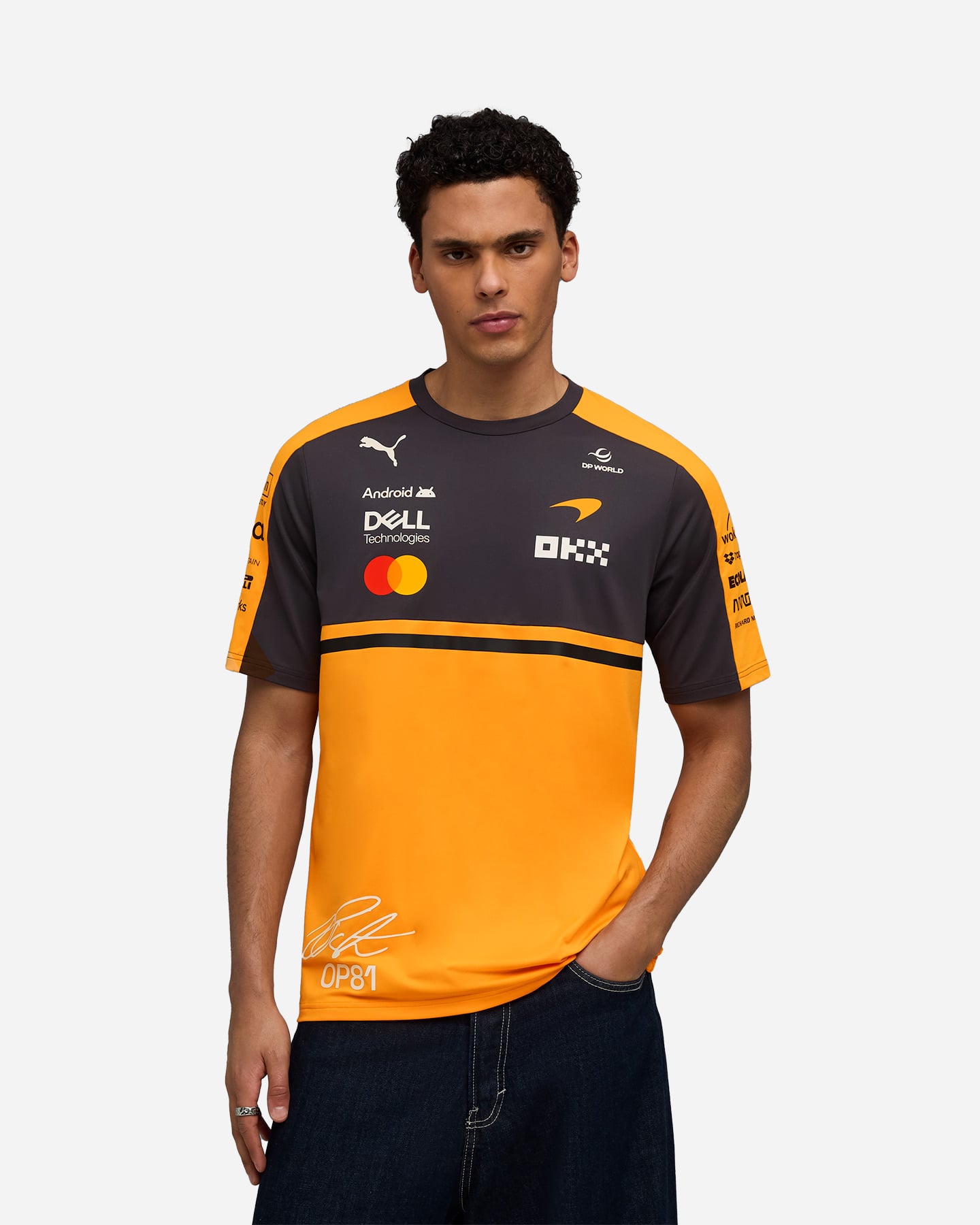 T-shirt PUMA MCLAREN REPLICA PIASTRI M - Arancione - 3 | Cisalfa Sport