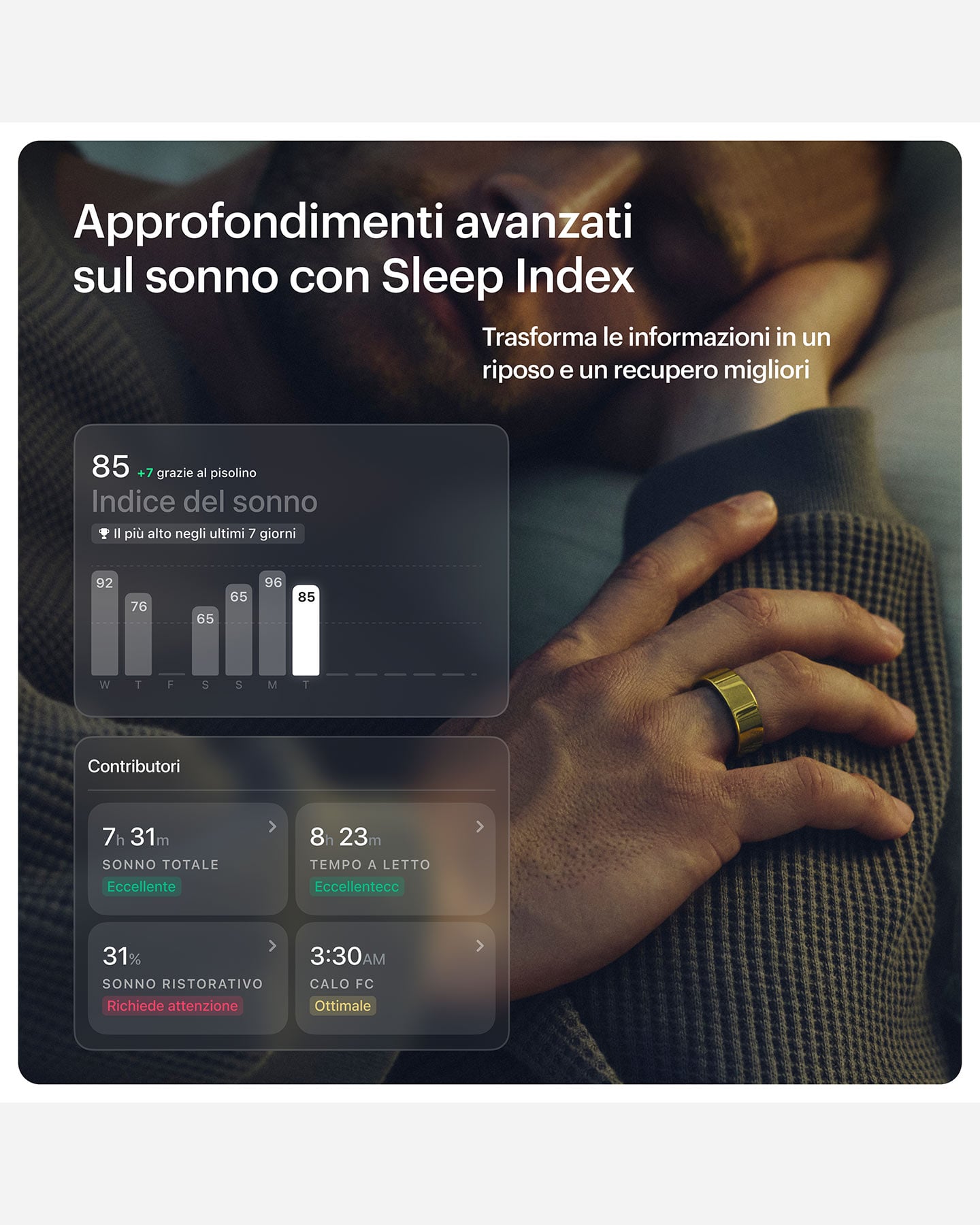 Fitness tracker ULTRAHUMAN AIR  - Oro - 3 | Cisalfa Sport