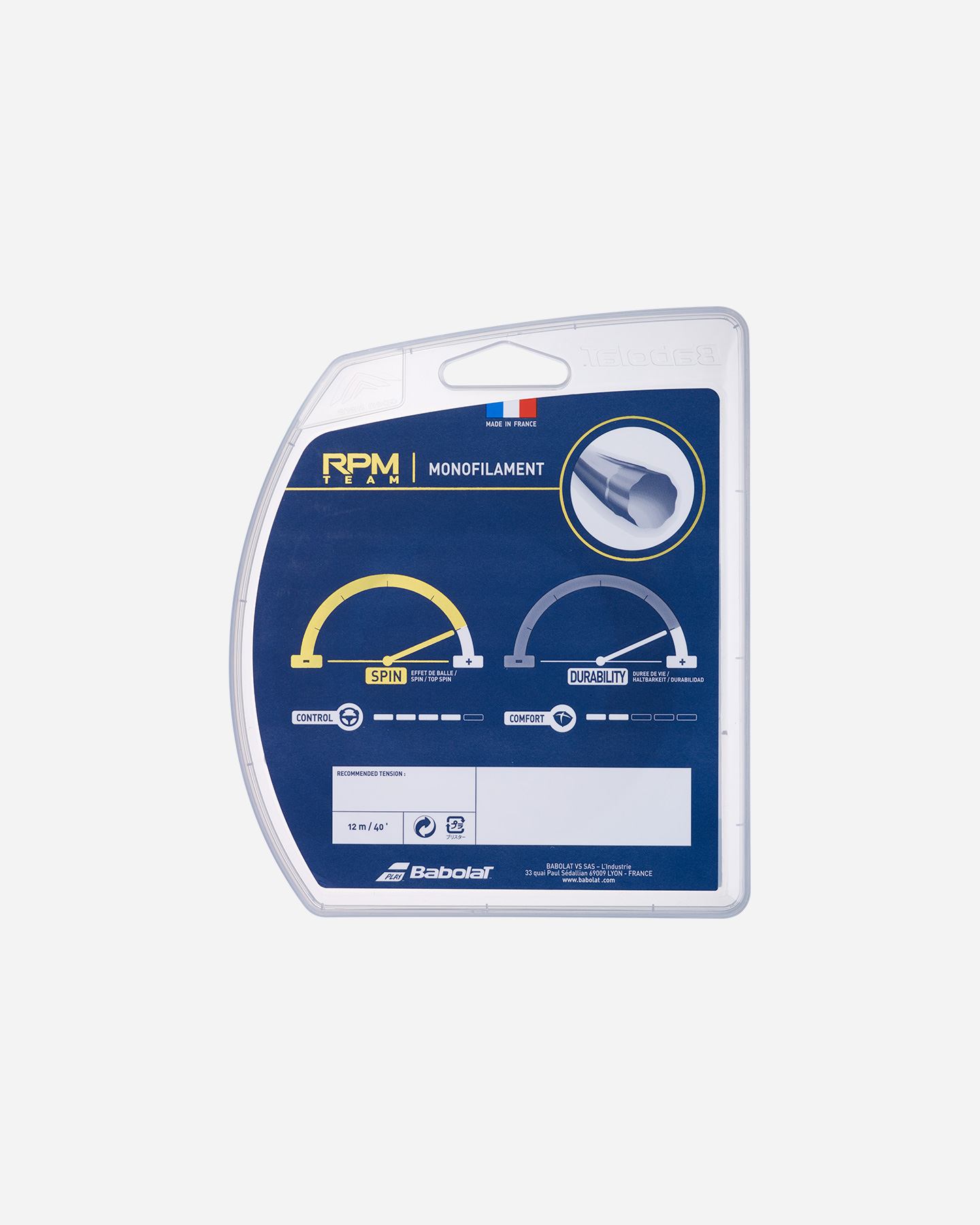 Corde tennis BABOLAT RPM TEAM  - 2 | Cisalfa Sport
