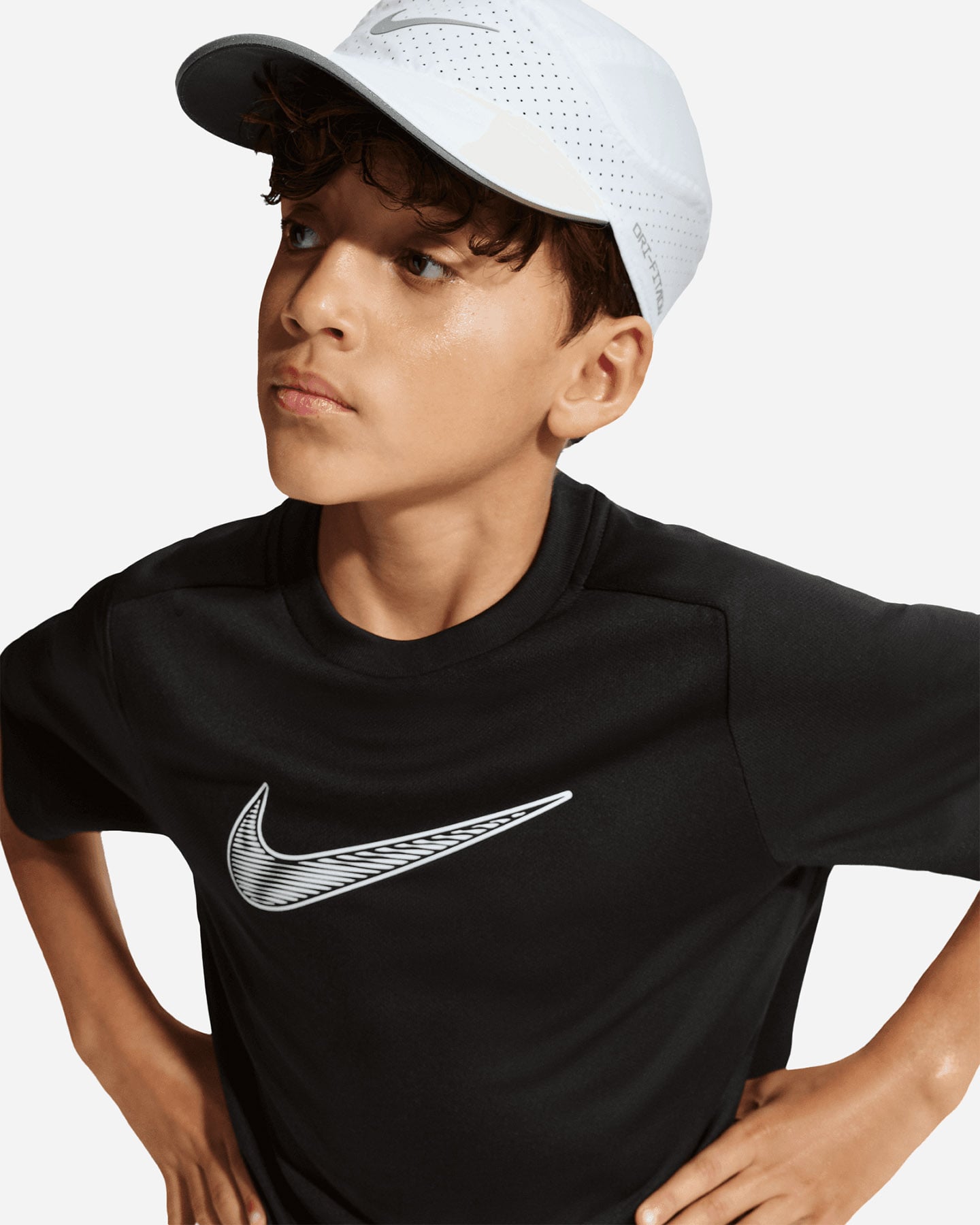 T-shirt NIKE DRI FIT JR - Nero - 3 | Cisalfa Sport
