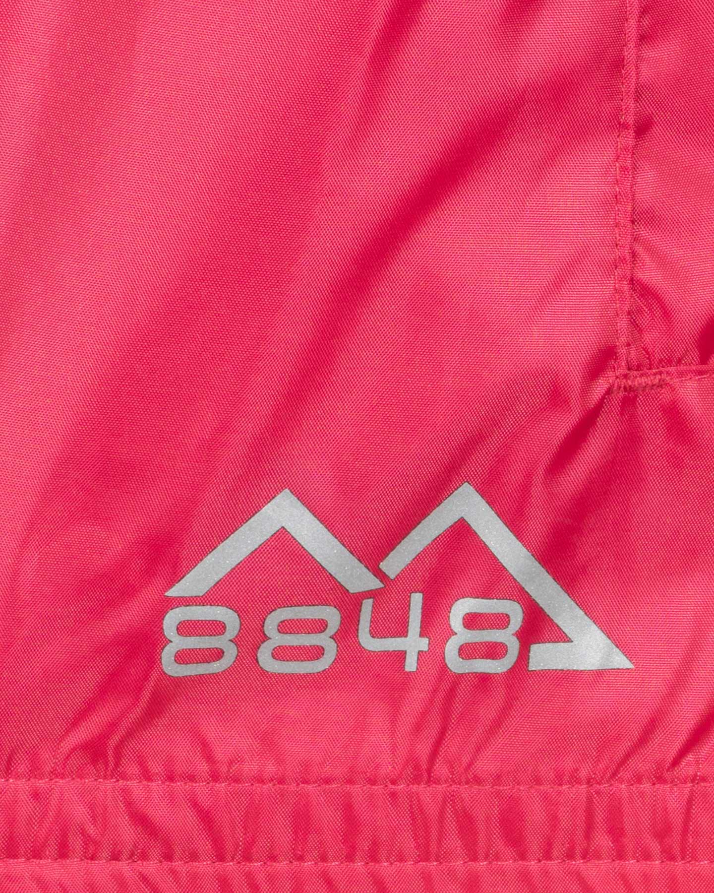 Giacca antipioggia 8848 MOUNTAIN ESSENTIAL JR - Fucsia - 2 | Cisalfa Sport