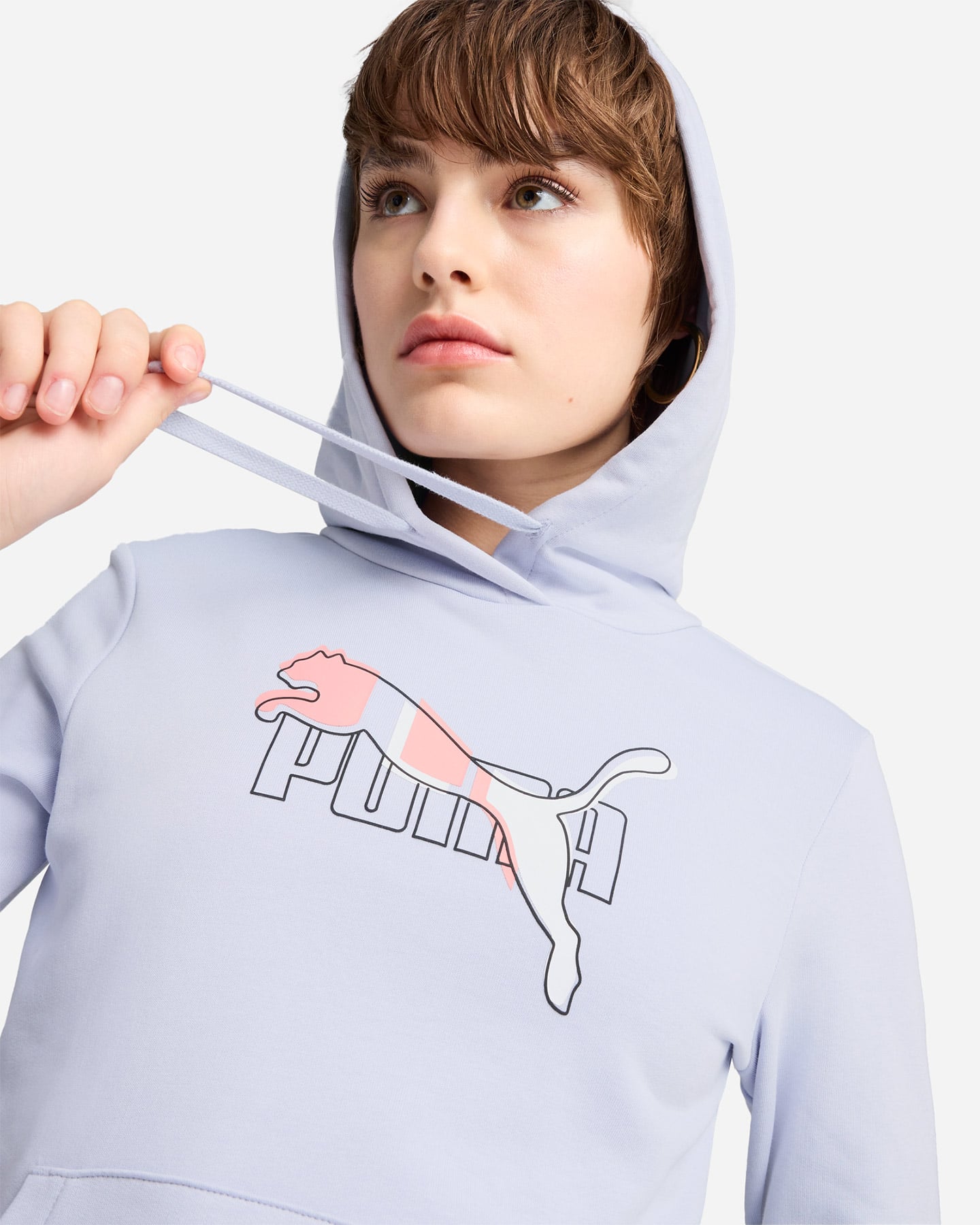 Felpa PUMA LOGO LAB W - Lilla - 5 | Cisalfa Sport