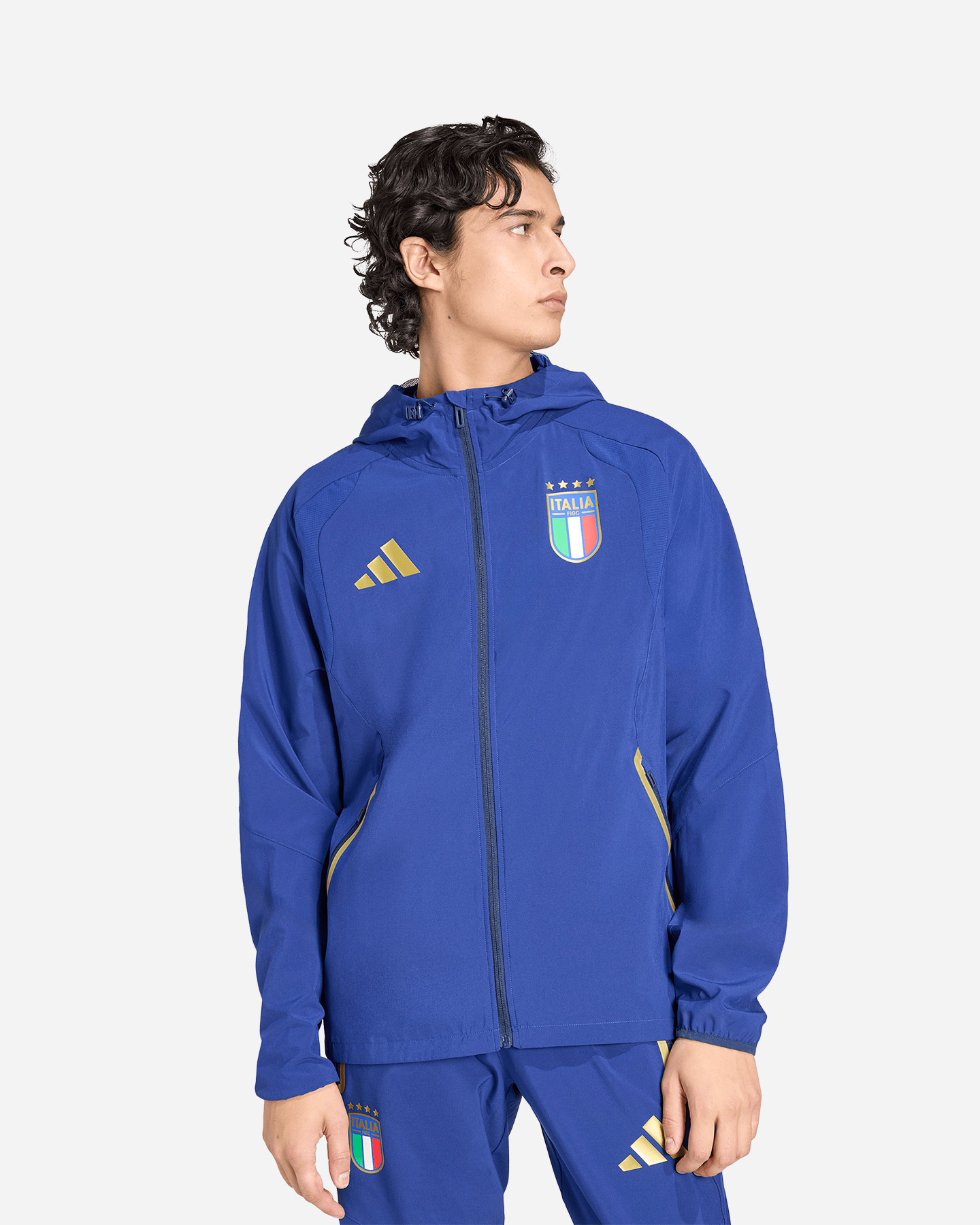 Abbigliamento calcio ufficiale ADIDAS ITALIA FIGC M - Blu - 1 | Cisalfa Sport