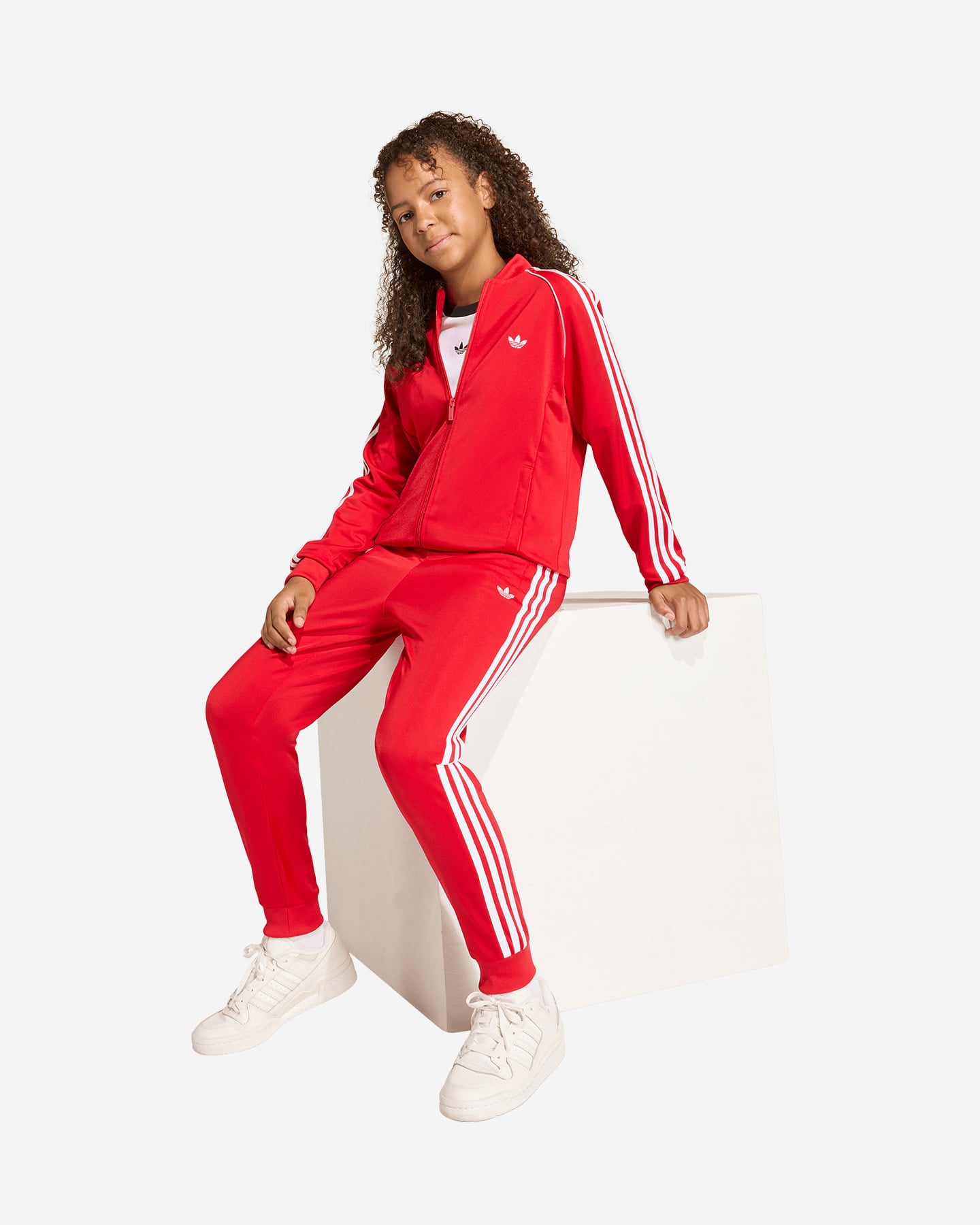 Felpa ADIDAS SST JR - Rosso - 3 | Cisalfa Sport