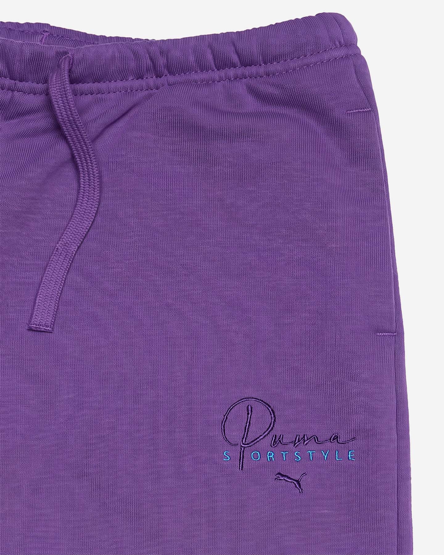 Pantalone PUMA ESSENTIAL JR - Viola - 2 | Cisalfa Sport