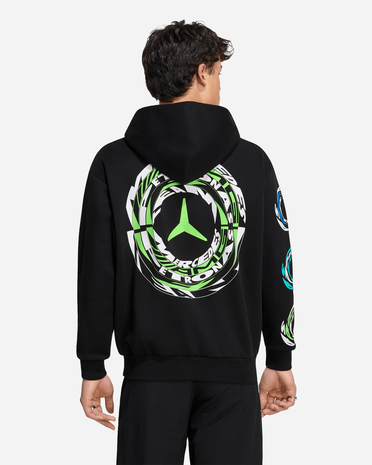 Felpa ADIDAS MERCEDES - AMG PETRONAS FORMULA 1 TEAM LIGHTS ON M - Nero - 3 | Cisalfa Sport
