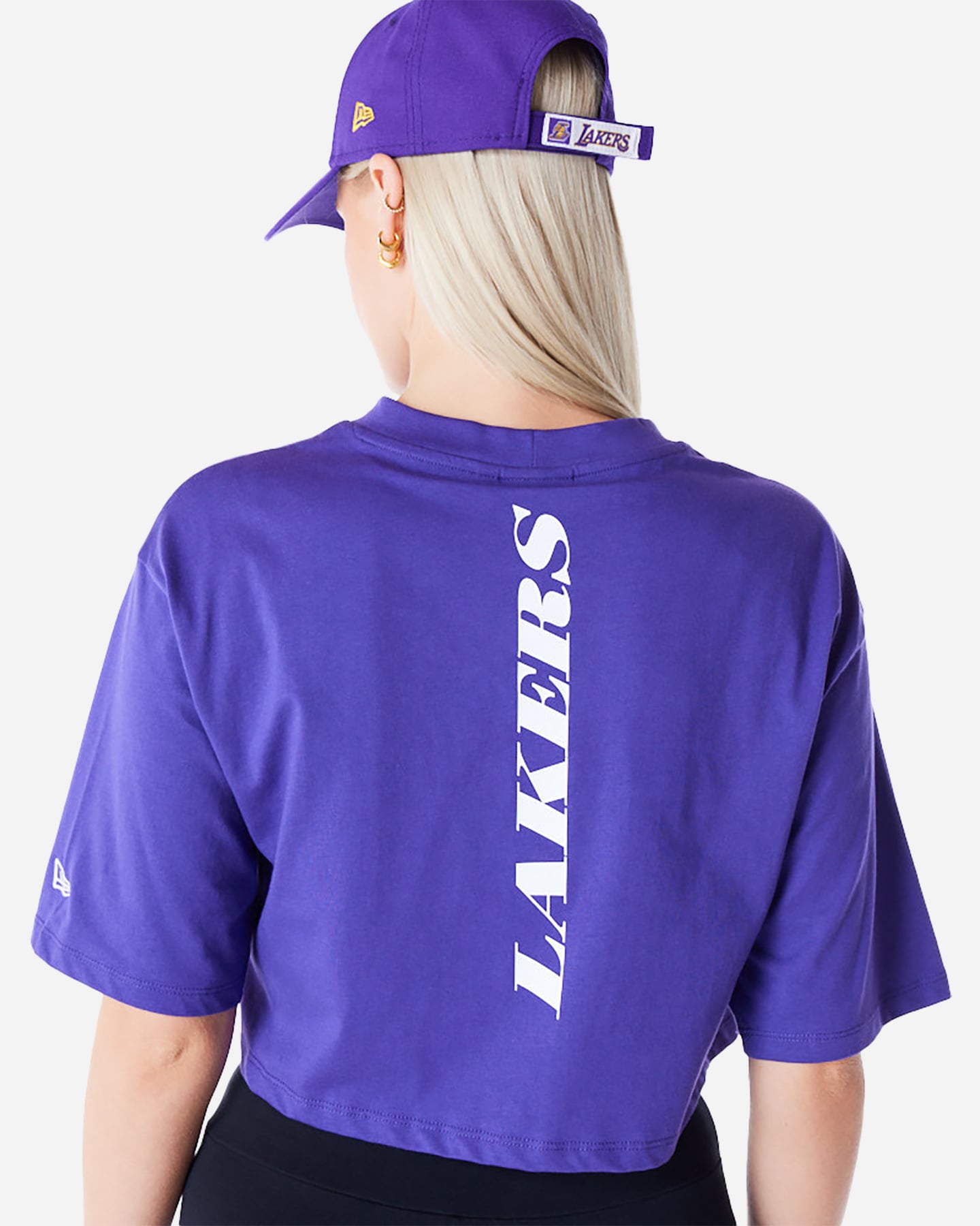 T-shirt NEW ERA CROP LAKERS W - Viola - 4 | Cisalfa Sport