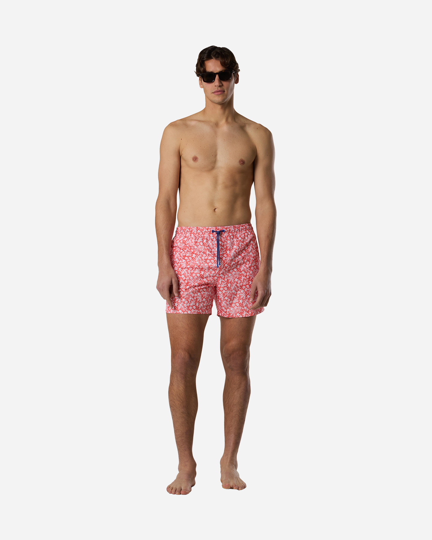 Boxer mare NORTH SAILS STRIPED PALMS M - Rosso - 2 | Cisalfa Sport