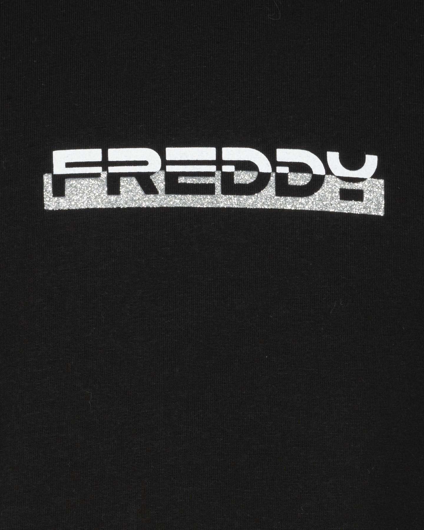 T-shirt FREDDY LOGO GLITTER JR - Nero - 2 | Cisalfa Sport