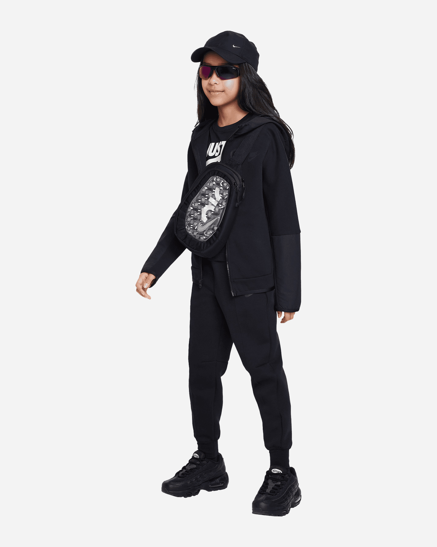 Pantalone NIKE TECH FLEECE JR - Nero - 2 | Cisalfa Sport