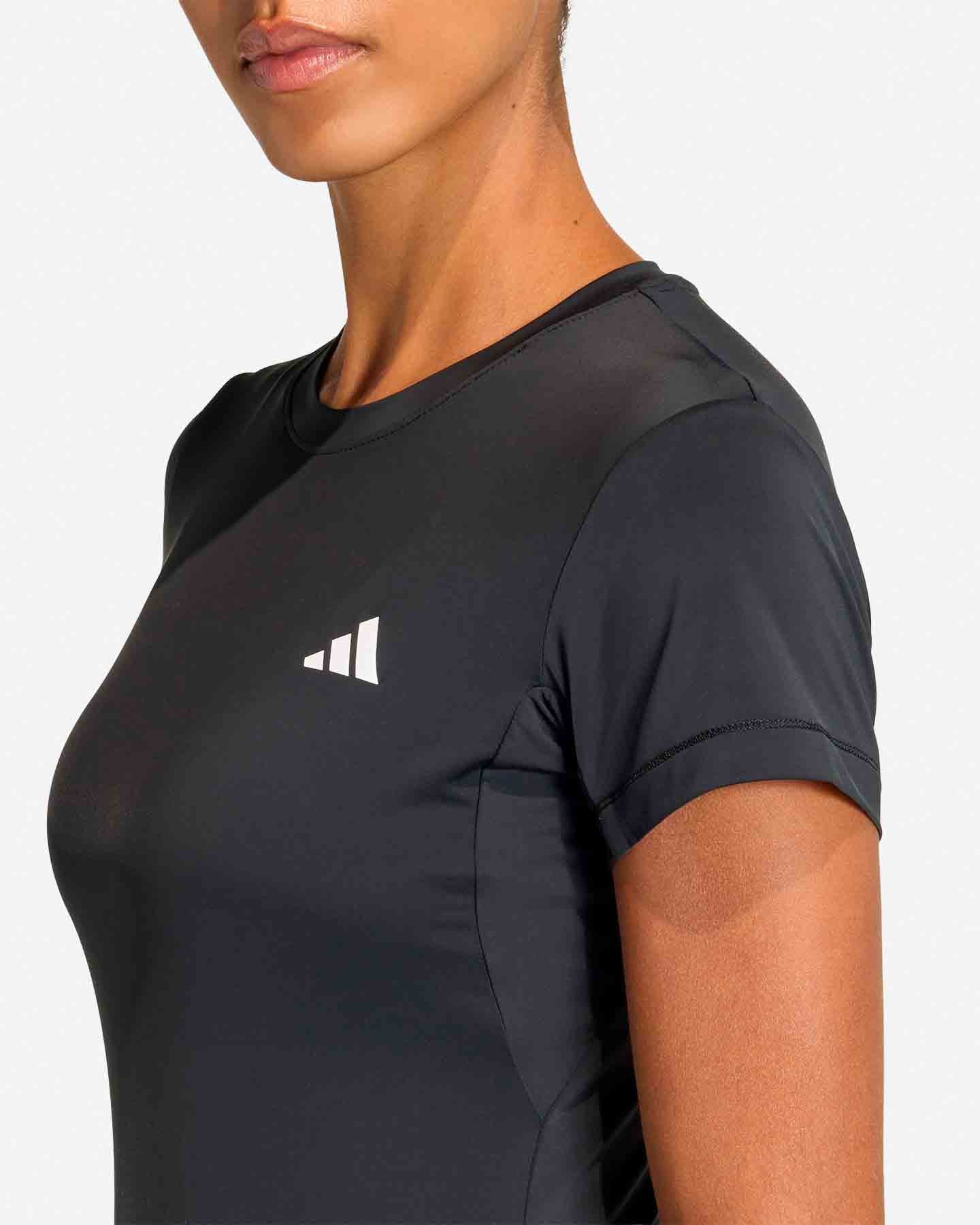 T-shirt training ADIDAS STRENGTH ESSENTIALS WORKOUT CONTOUR W - Nero - 4 | Cisalfa Sport