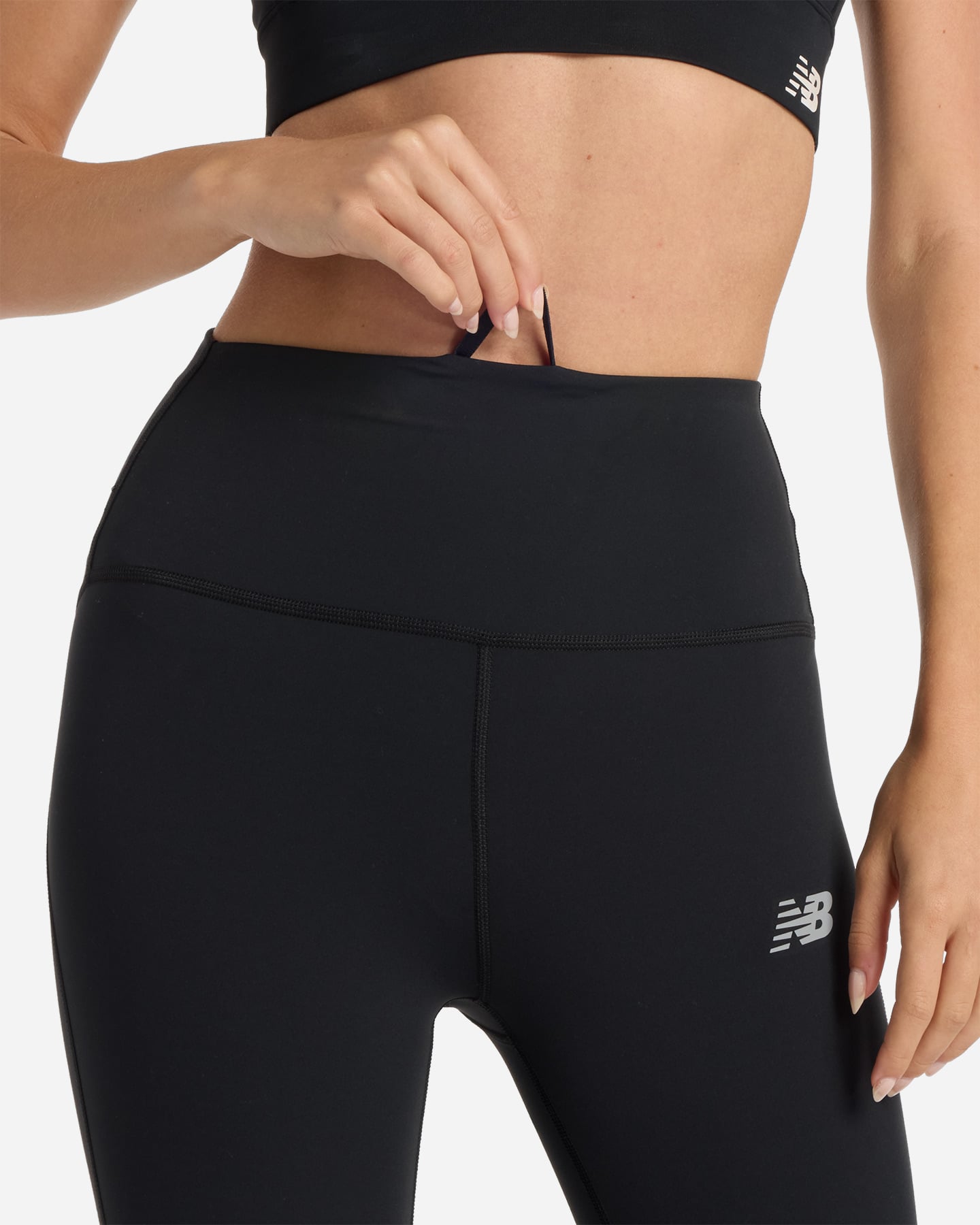 Fuseaux running NEW BALANCE SLEEK W - Nero - 4 | Cisalfa Sport