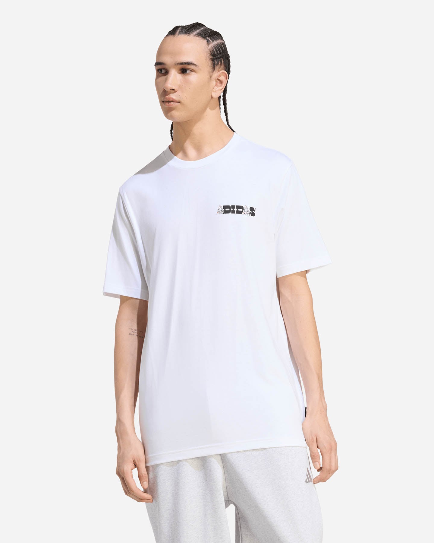 T-shirt ADIDAS NOVELTY CARDS GRAPHIC M - Bianco - 1 | Cisalfa Sport